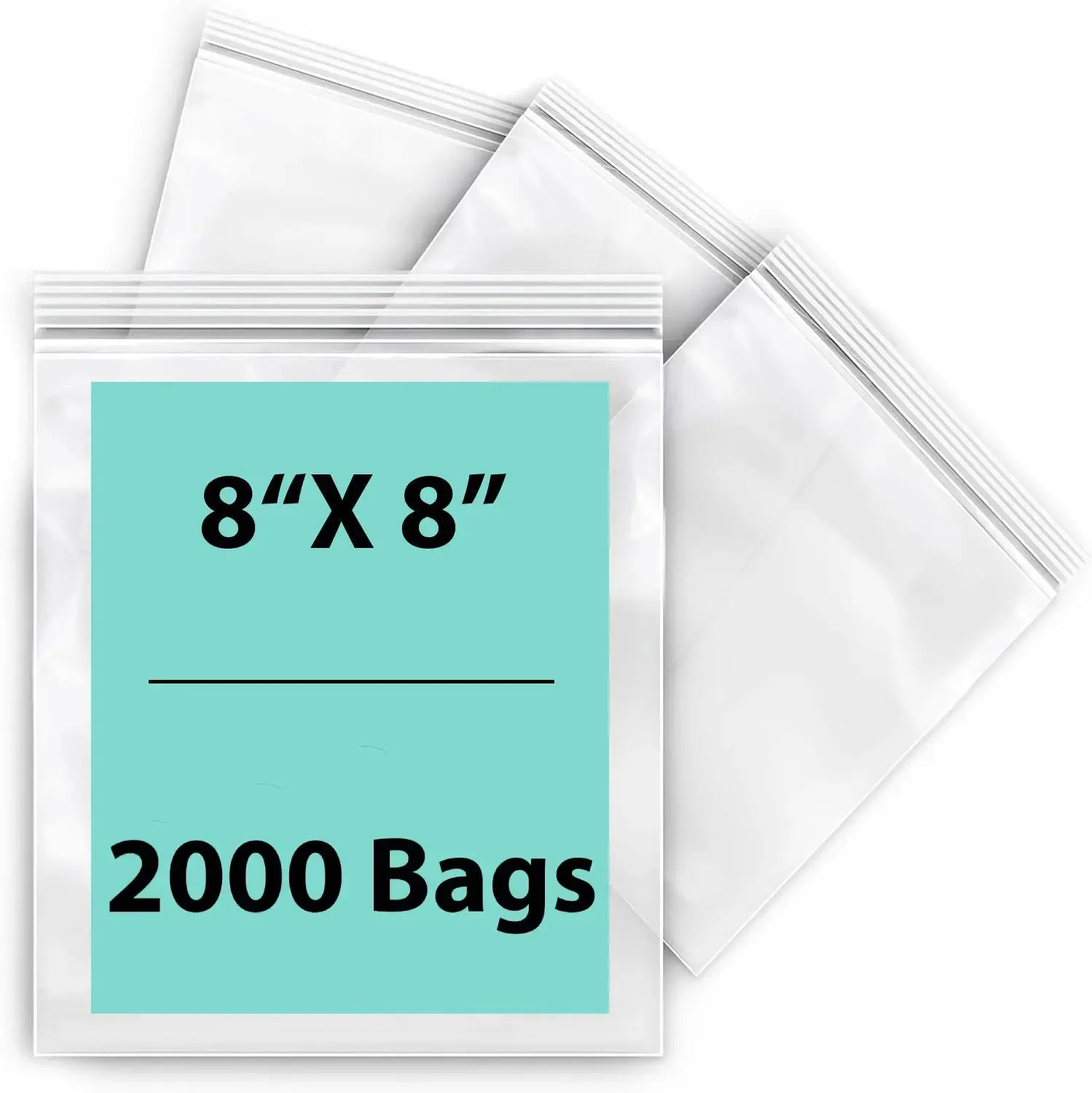 18X30 inches Utility Poly Bags with Twist Ties 0.5 mil HDPE