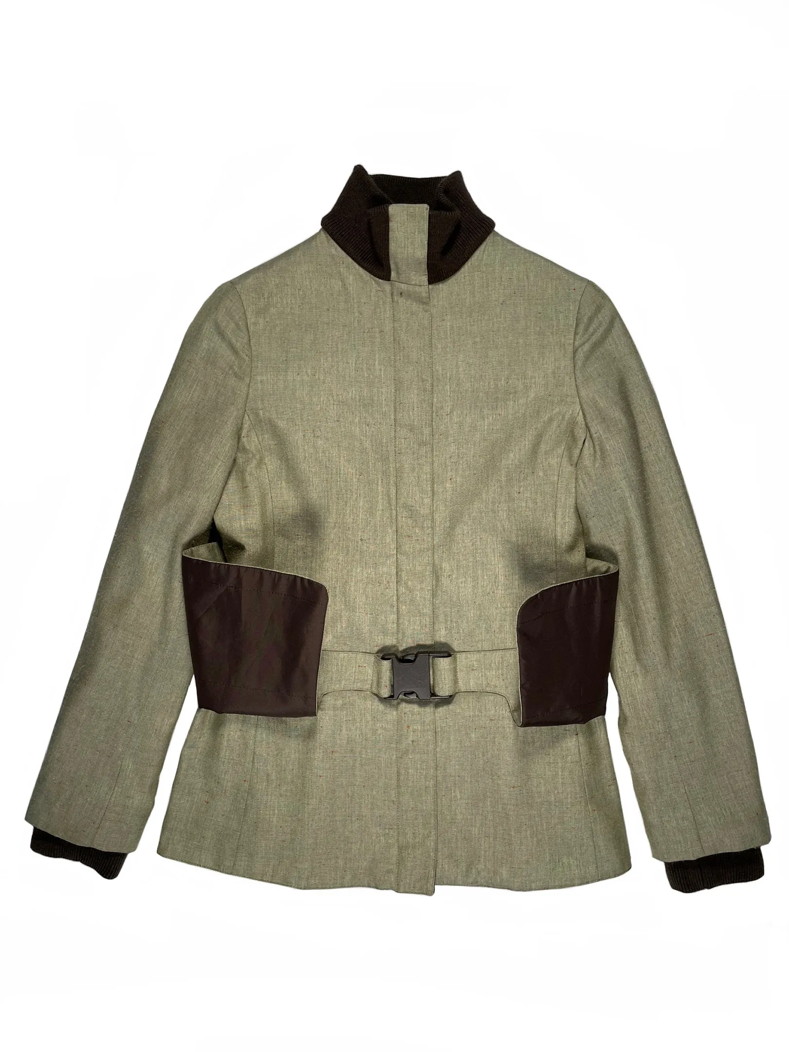 1999 Miu Miu double bag belted jacket