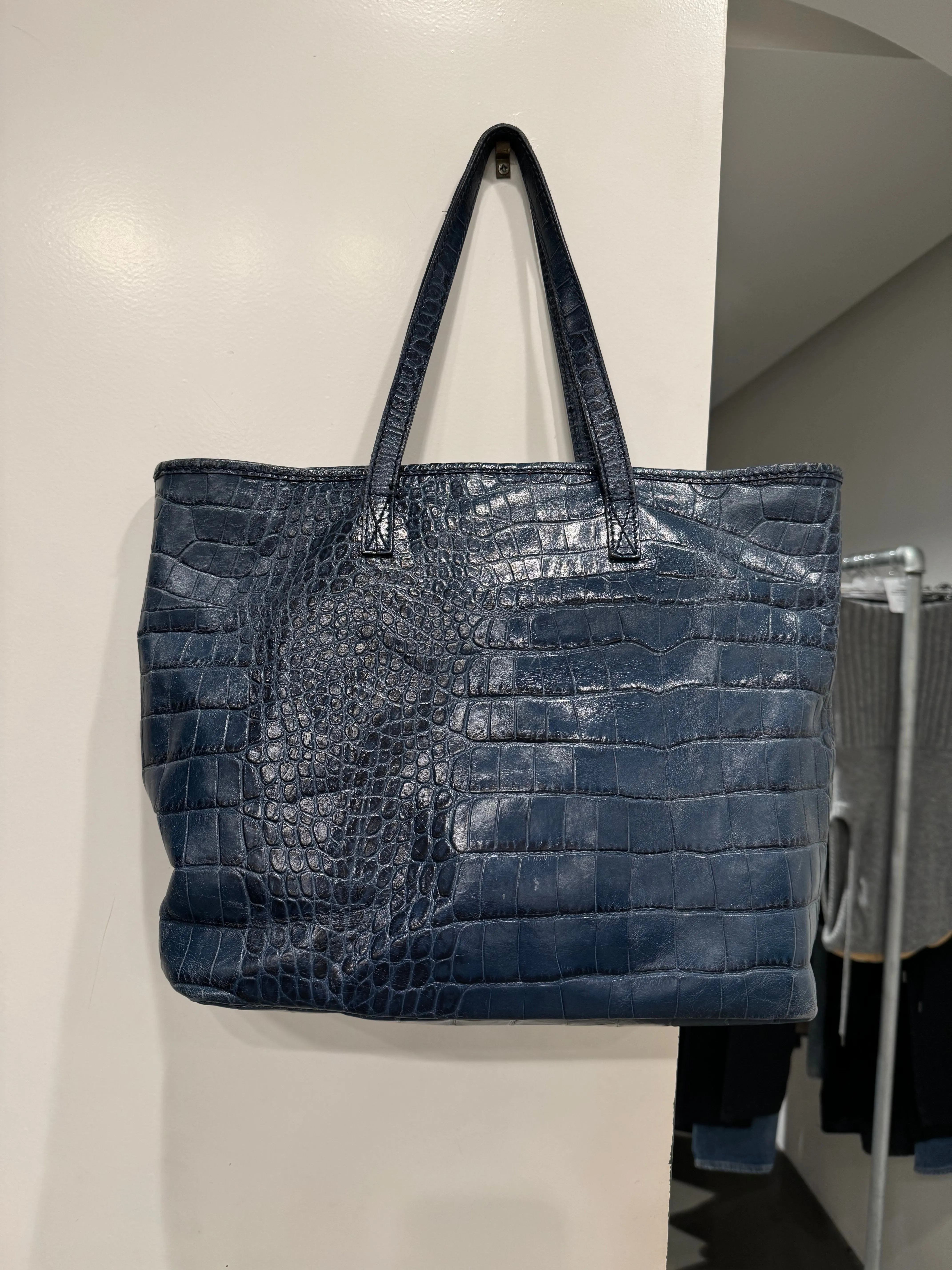 2000s Roberto Cavalli crocodile print bag