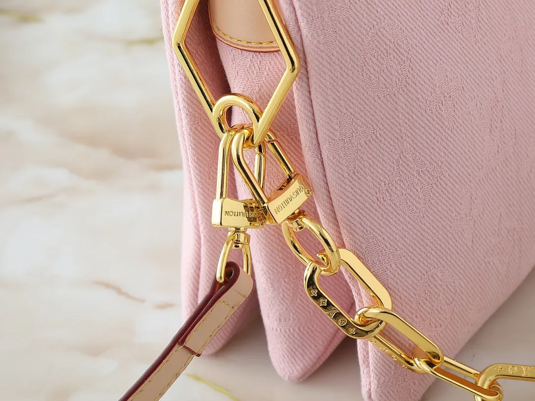3 Color Chain Strap Crossbody Bag
