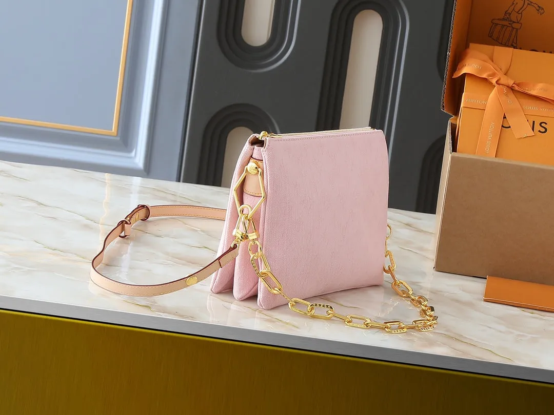 3 Color Chain Strap Crossbody Bag