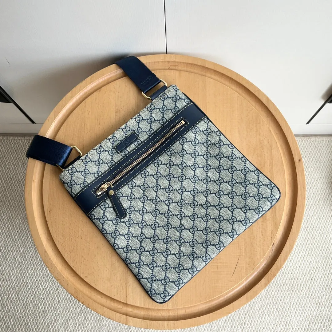 3 Color - Sophisticated Patent Monogram Zippered Crossbody