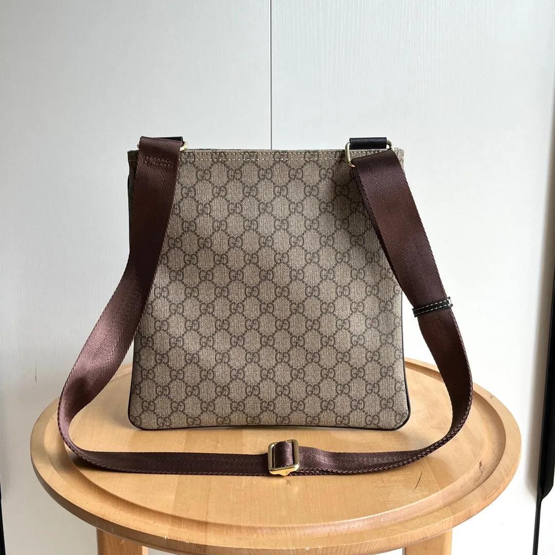 3 Color - Sophisticated Patent Monogram Zippered Crossbody