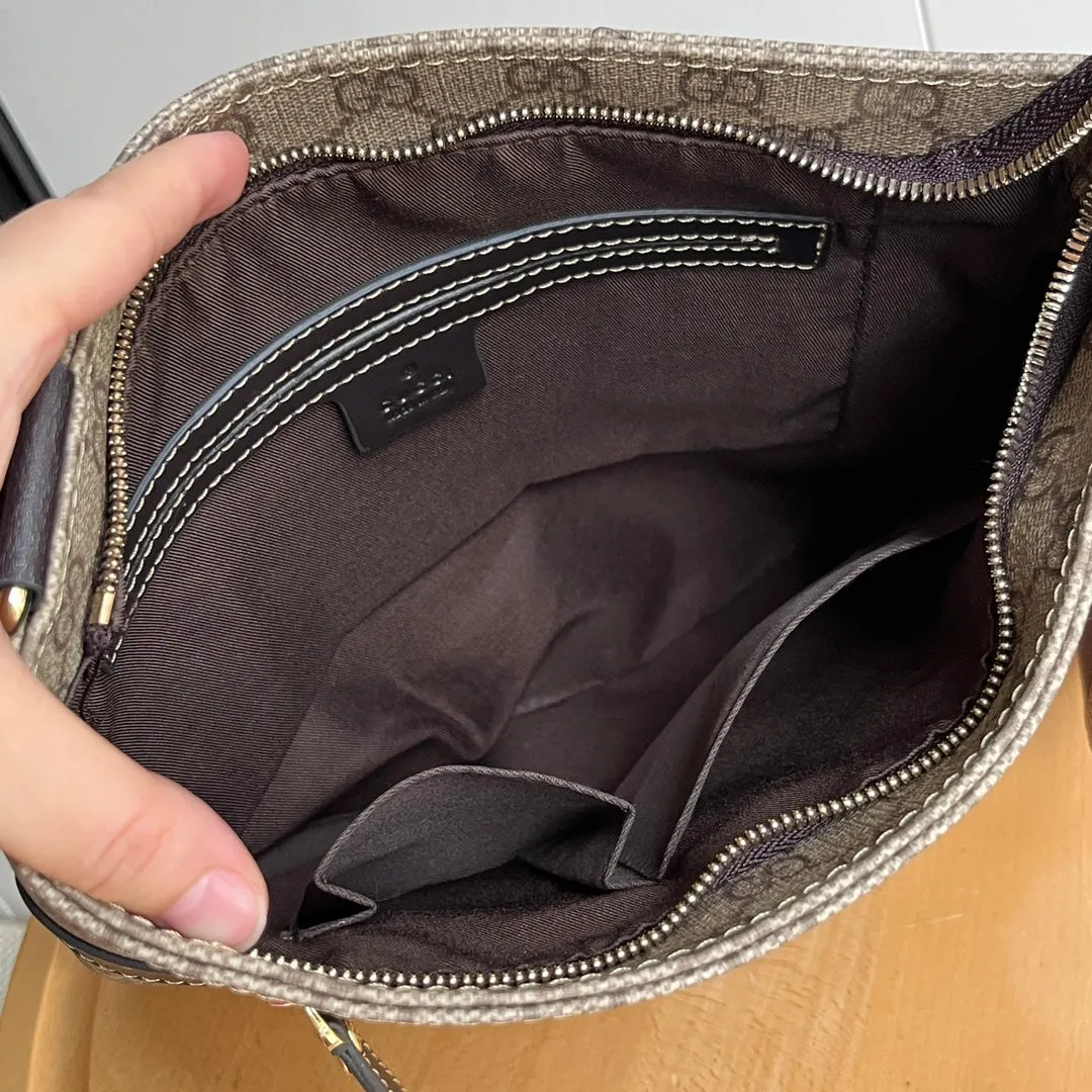 3 Color - Sophisticated Patent Monogram Zippered Crossbody