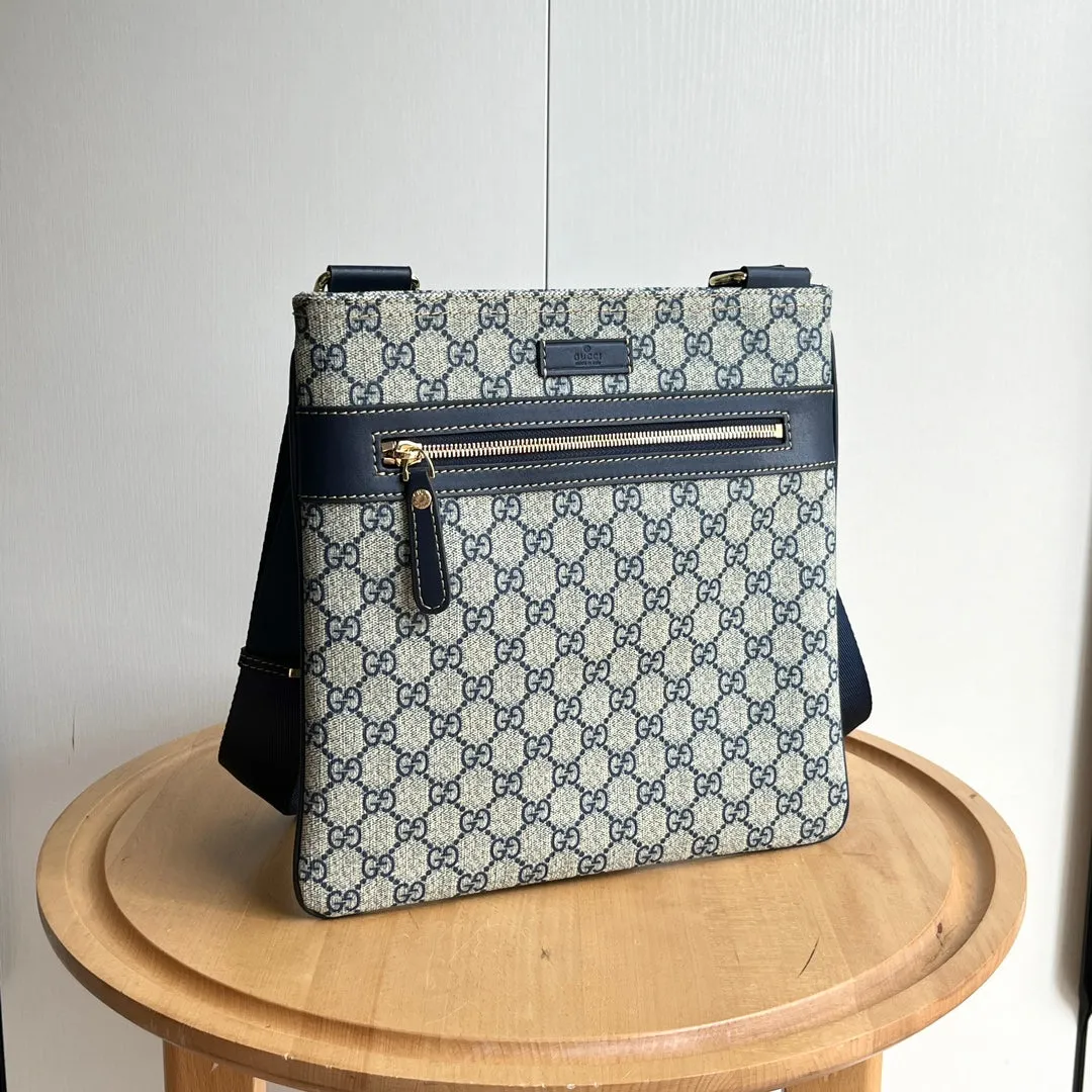 3 Color - Sophisticated Patent Monogram Zippered Crossbody