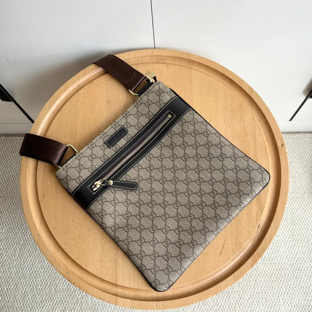 3 Color - Sophisticated Patent Monogram Zippered Crossbody