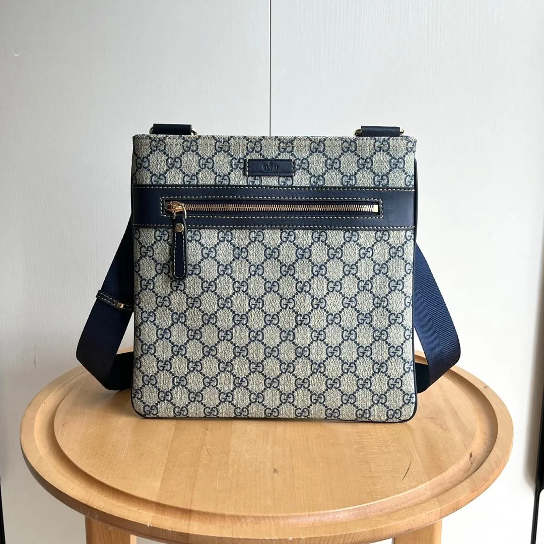 3 Color - Sophisticated Patent Monogram Zippered Crossbody