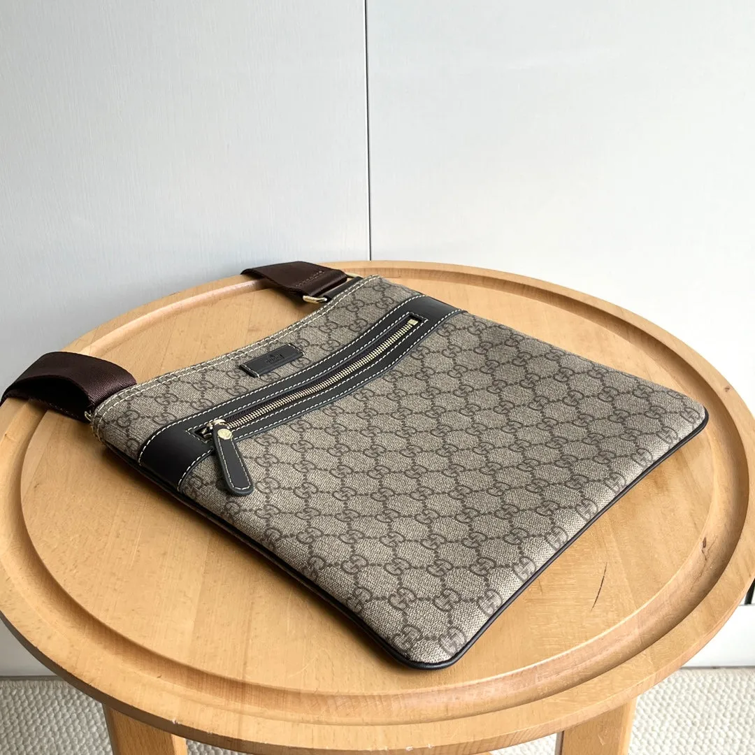 3 Color - Sophisticated Patent Monogram Zippered Crossbody
