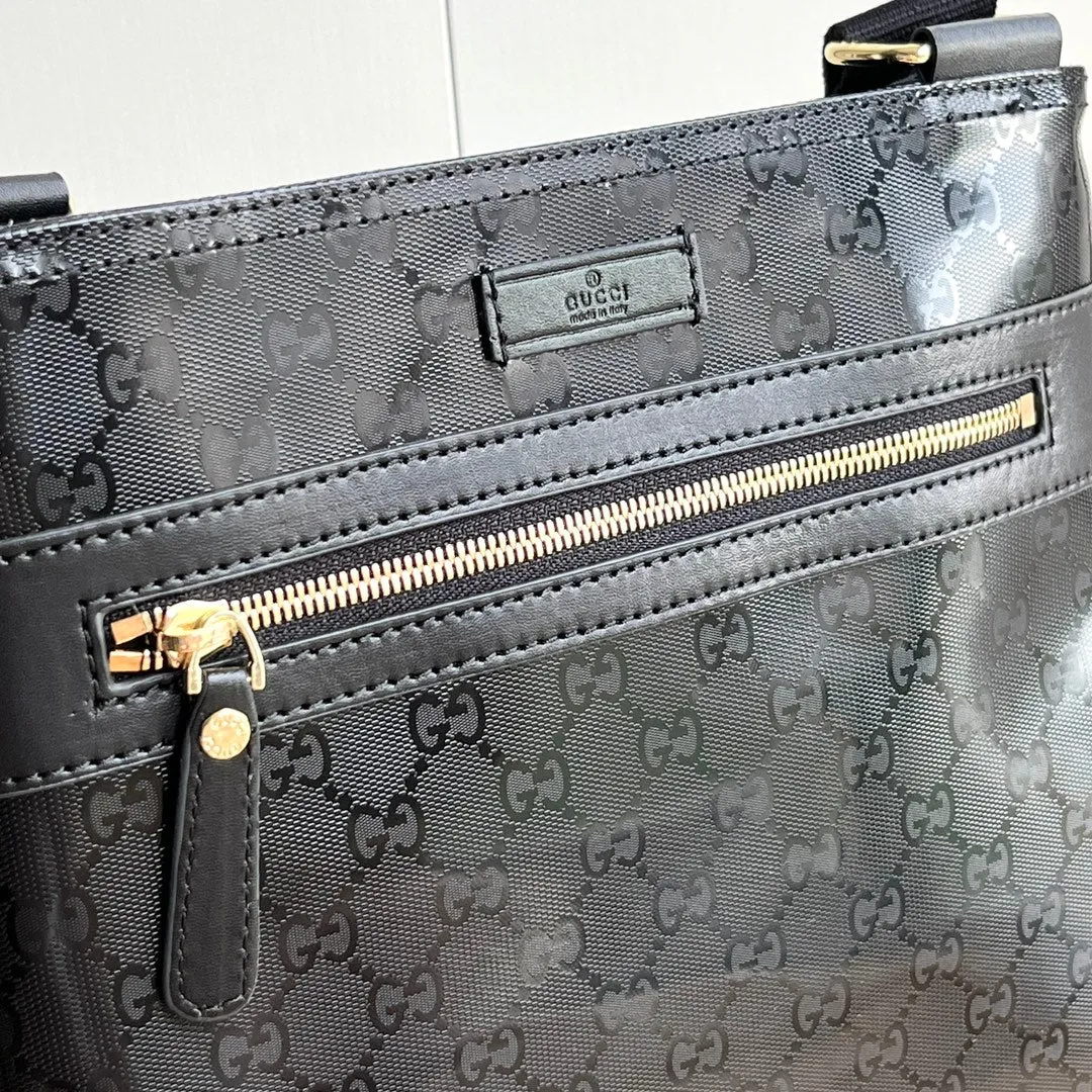 3 Color - Sophisticated Patent Monogram Zippered Crossbody