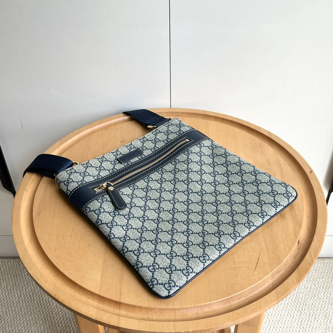 3 Color - Sophisticated Patent Monogram Zippered Crossbody