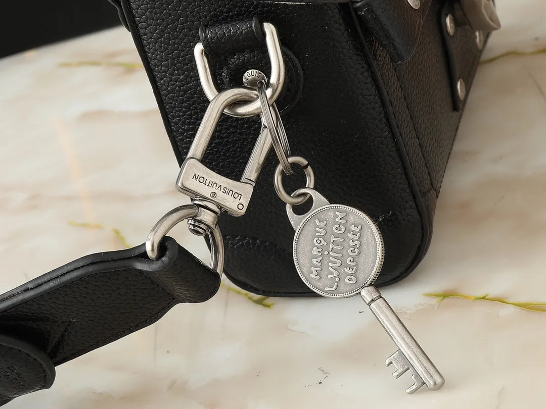 6 Color Monogram Print Trunk Crossbody Bag
