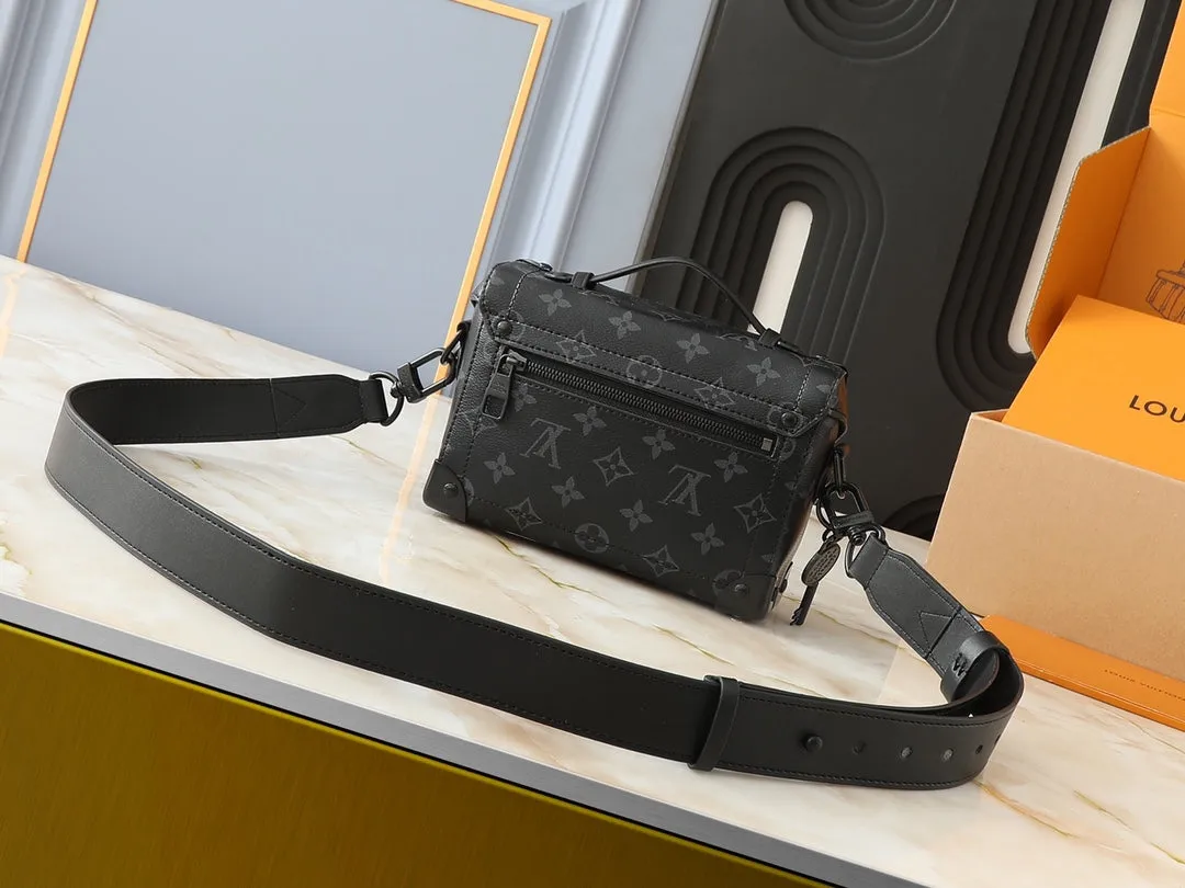 6 Color Monogram Print Trunk Crossbody Bag