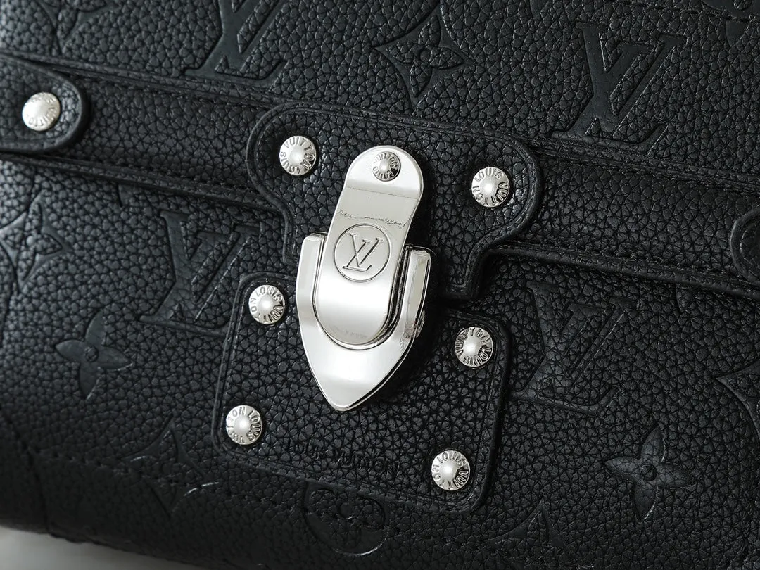 6 Color Monogram Print Trunk Crossbody Bag