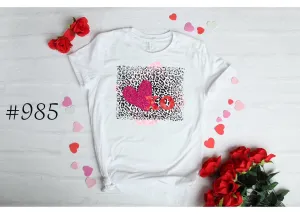 #985 Glitter Heart xo