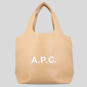 A.P.C. Ninon Tote Bag Sand RB-PUAATM61565