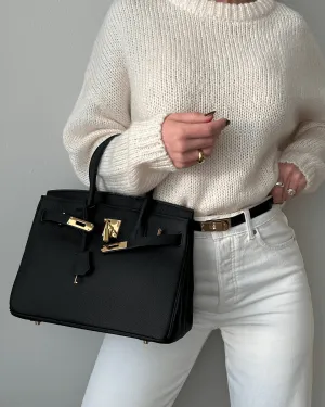 Aveline | Structured Vegan Leather Handbag – Elegant & Versatile Everyday Tote