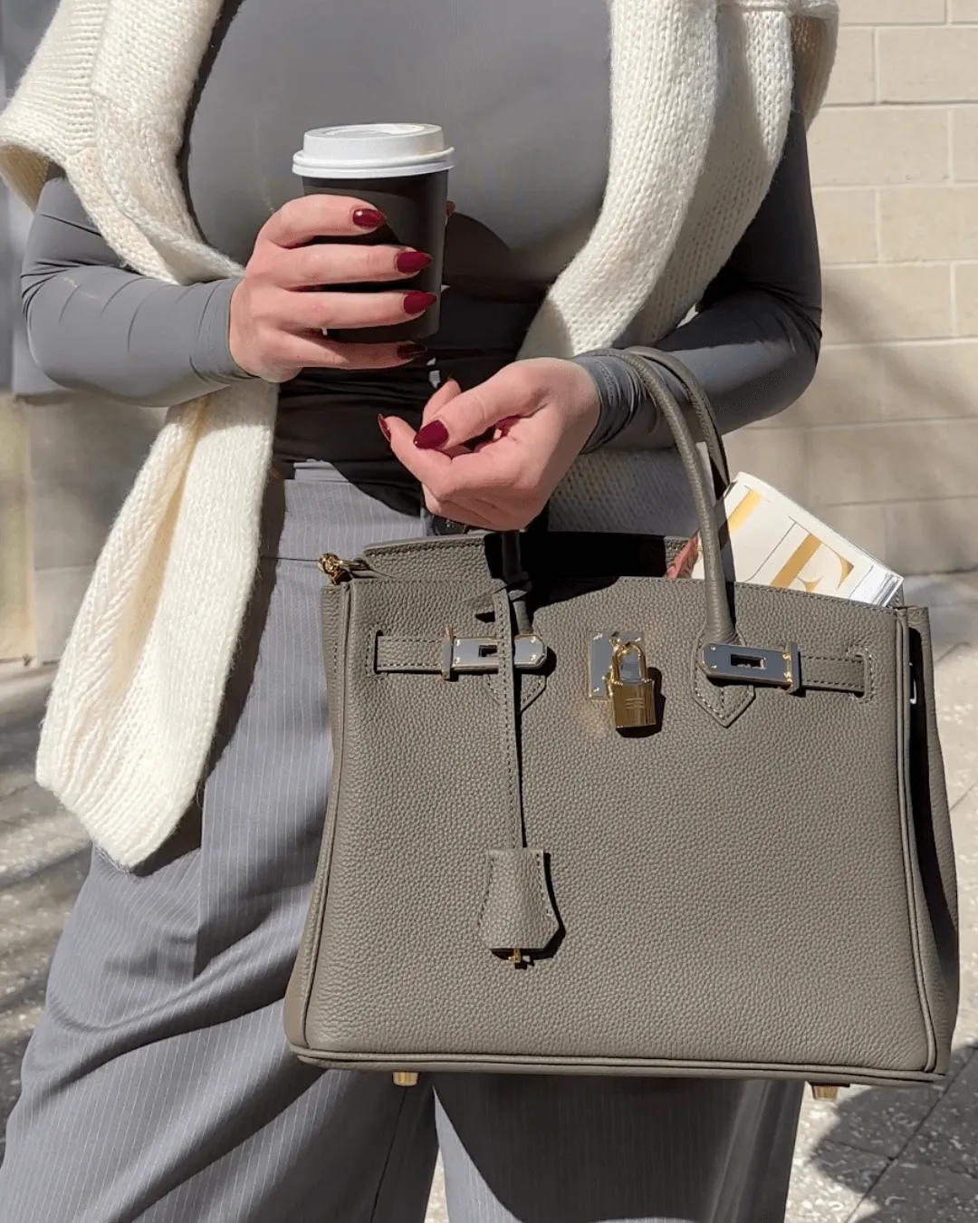 Aveline | Structured Vegan Leather Handbag – Elegant & Versatile Everyday Tote