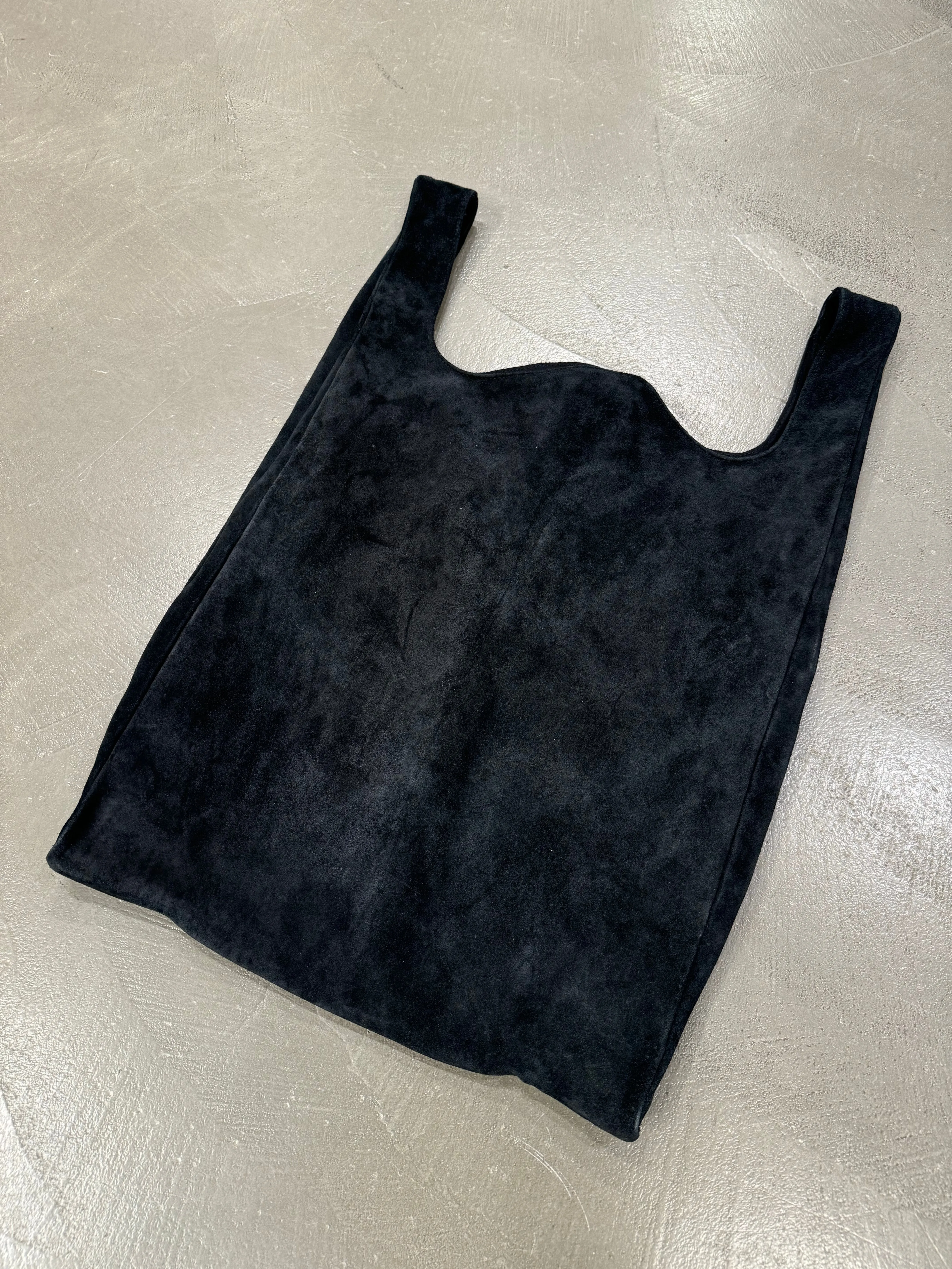 A/W2012 Maison Margiela suede leather bag