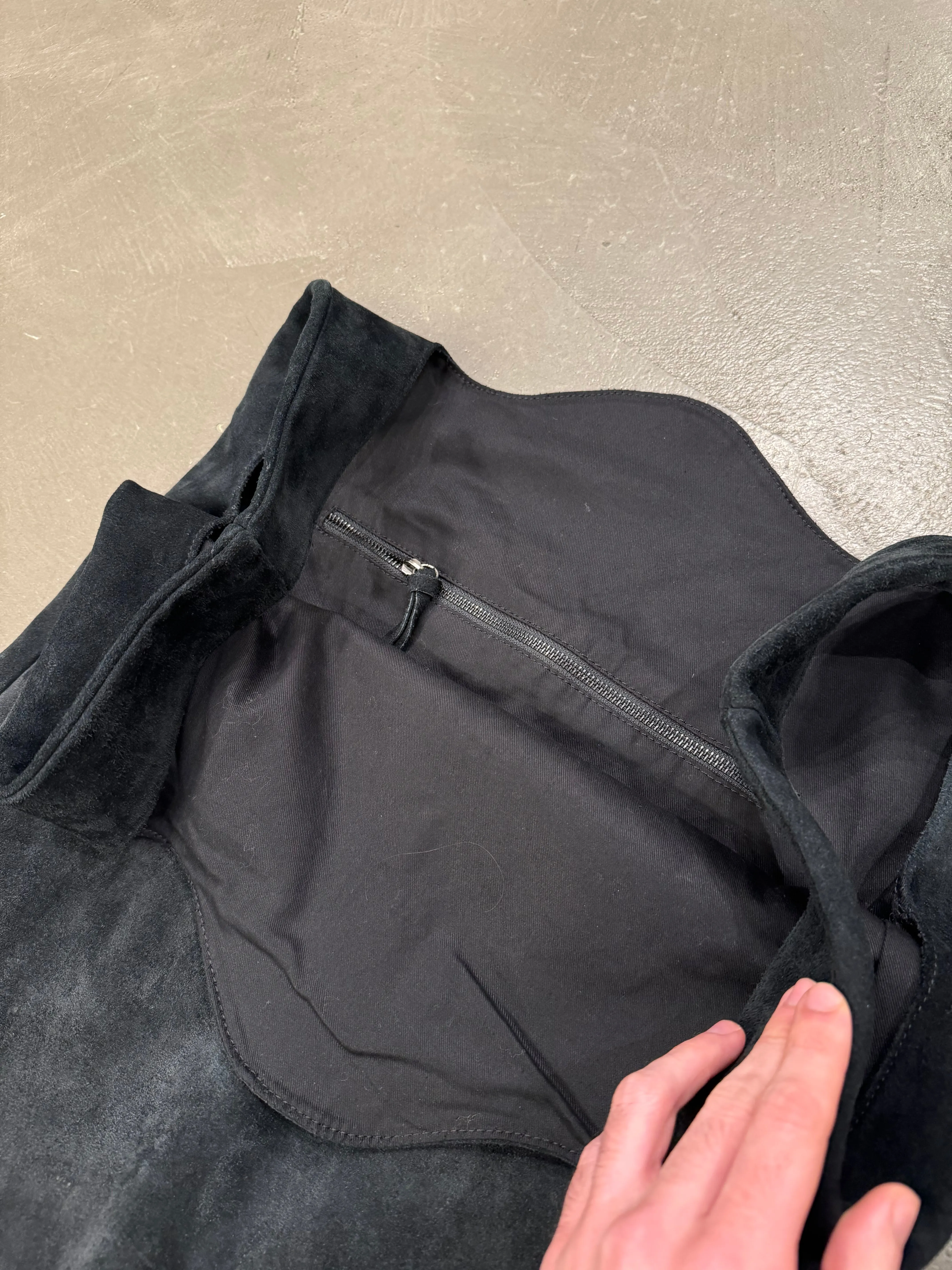 A/W2012 Maison Margiela suede leather bag