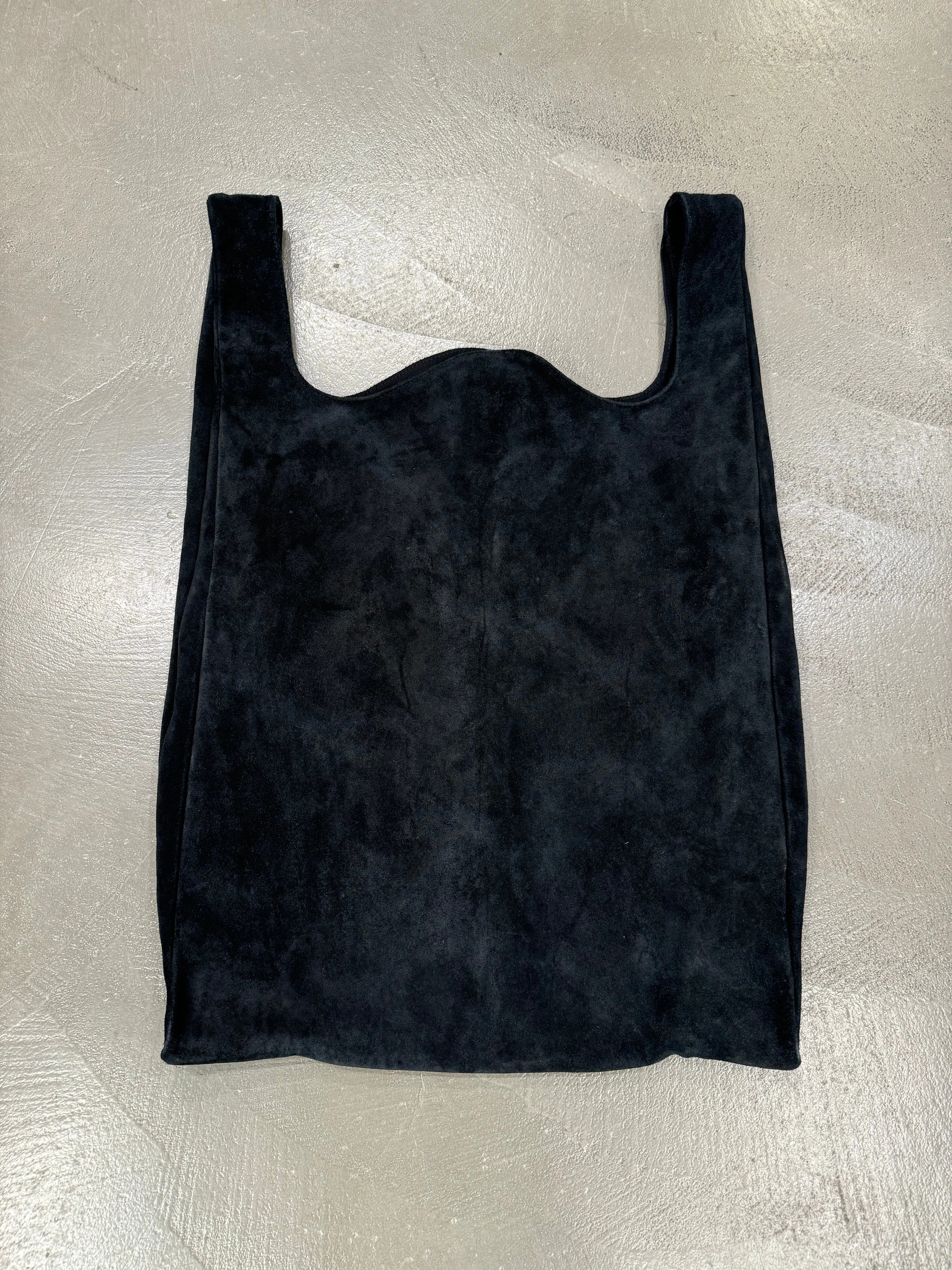 A/W2012 Maison Margiela suede leather bag