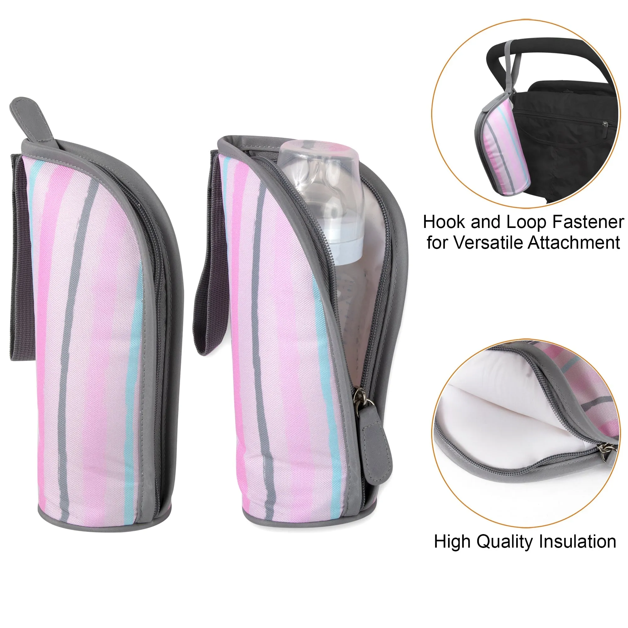 Baby Essentials Diaper Bag Tote 5 Piece Set Wholesale