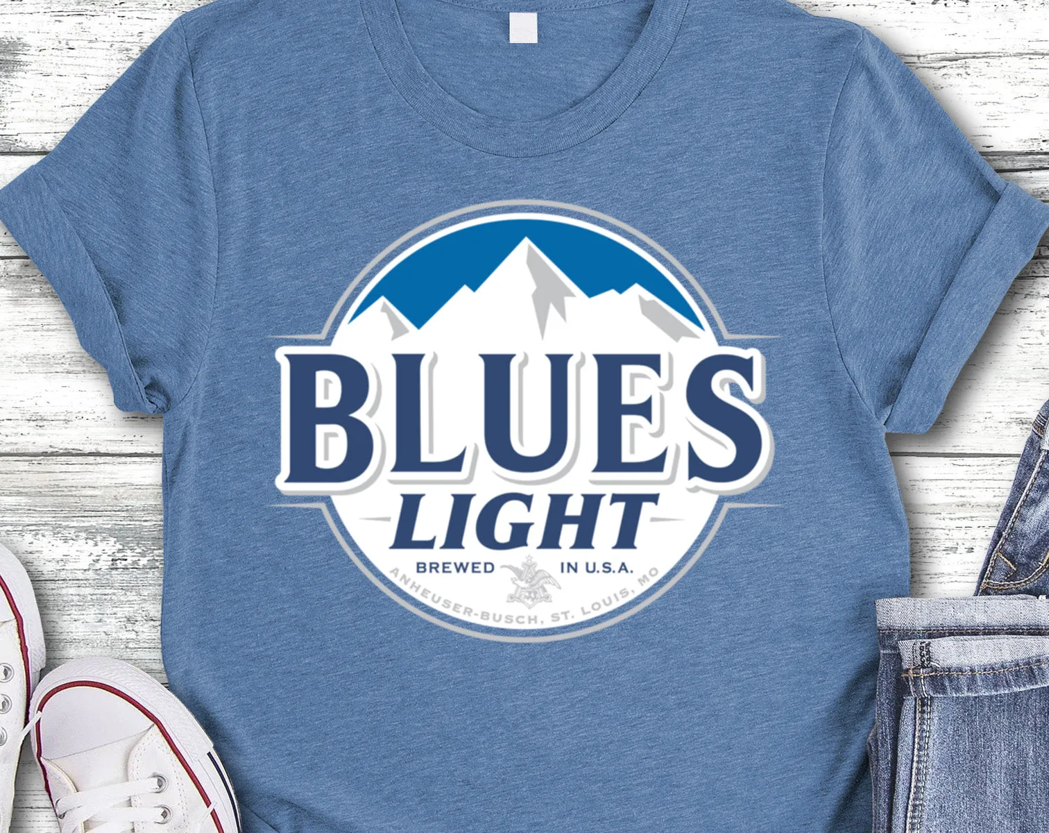 Blues Busch Light Beer Logo Inspired Unofficial Custom Design SVG PNG EPS AI Digital Cut Files Editable Printable