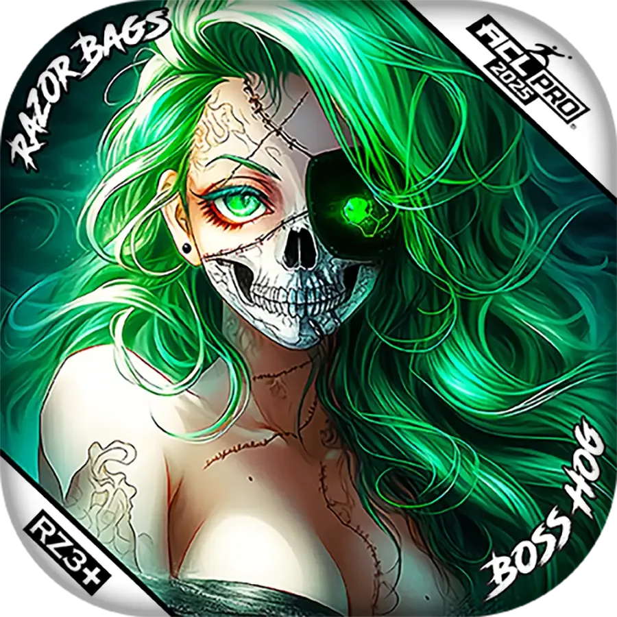 Boss Hog | Skeleton Face | ACL PRO Razor Cornhole Bags