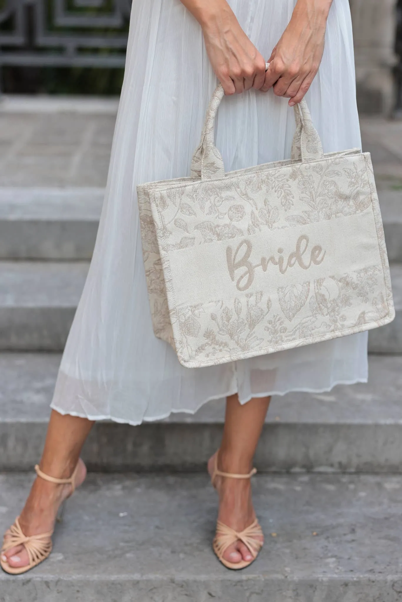 BRIDE TOTE: Natural