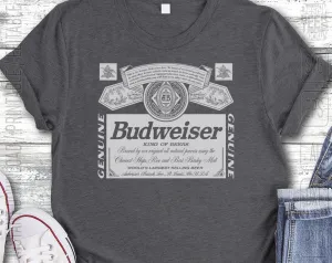 Budweiser Beer Logo Inspired Unofficial Can Tumbler Wrap SVG PNG EPS AI Digital Cut Files Editable Printable