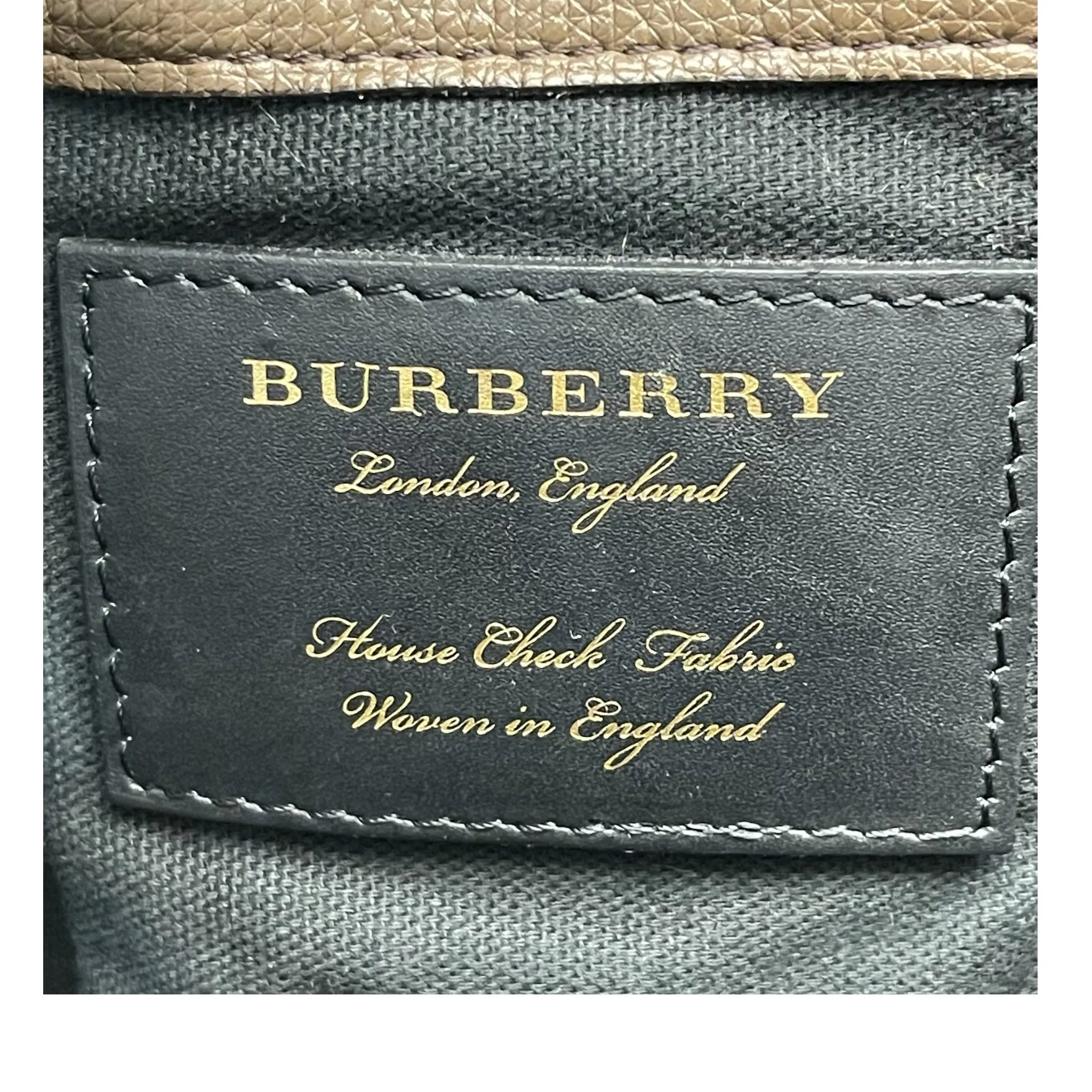 Burberry Mason House Check Canvas And Leather Diaper Tote Bag
