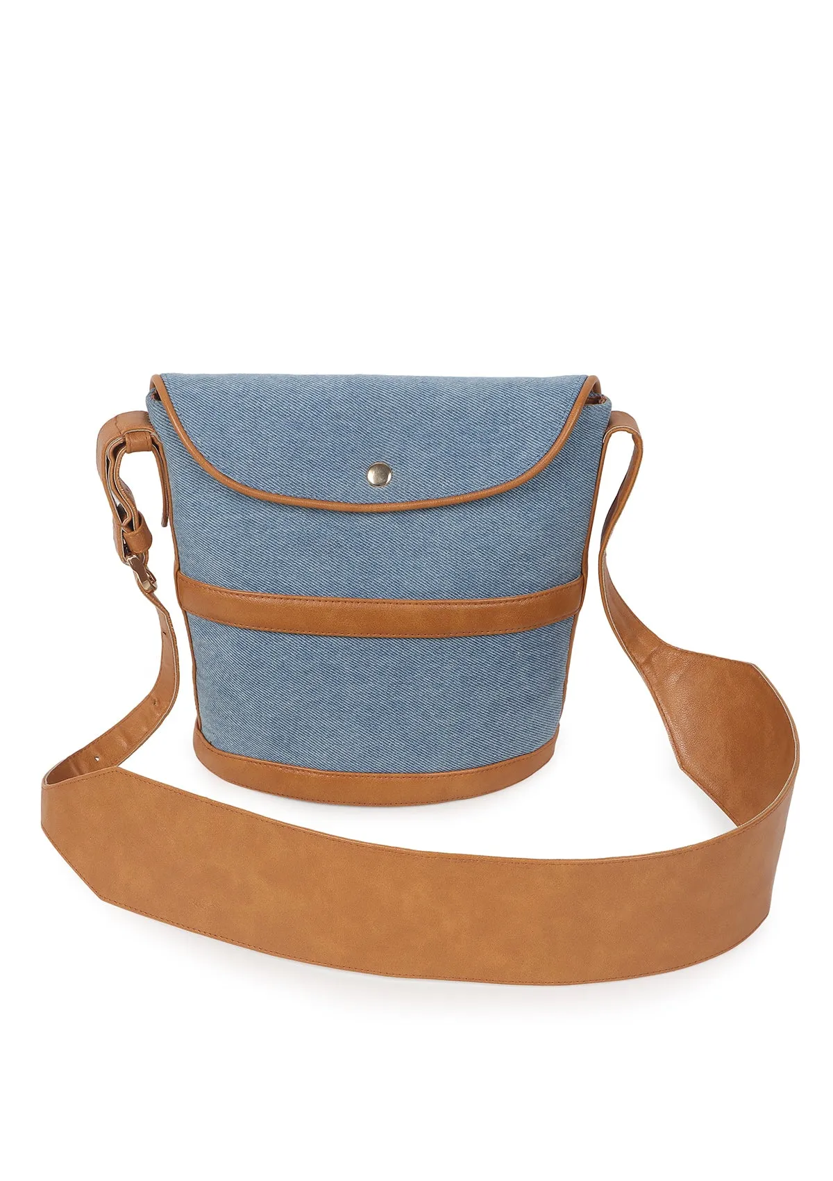 CADE BROWN DENIM BAG