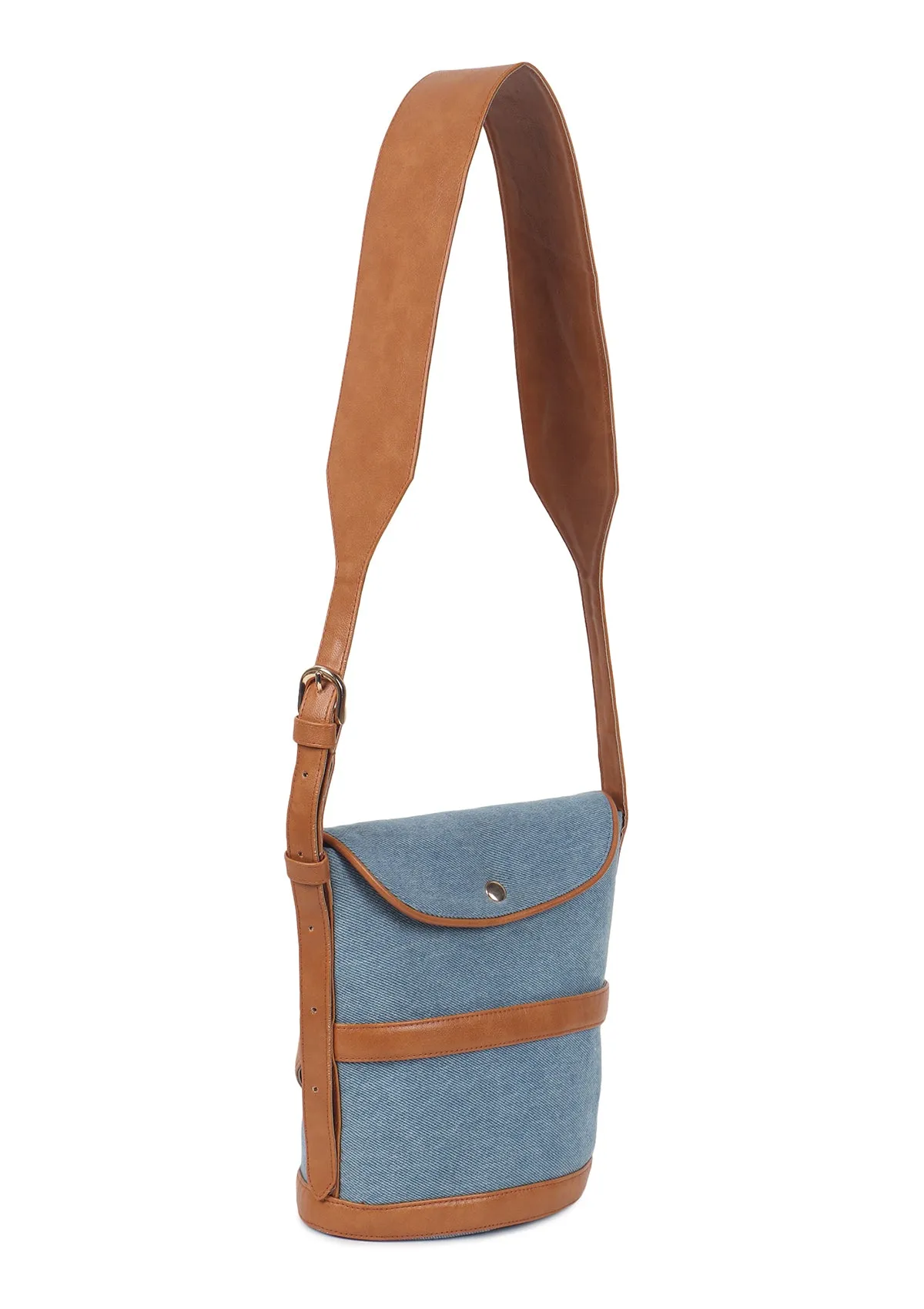 CADE BROWN DENIM BAG