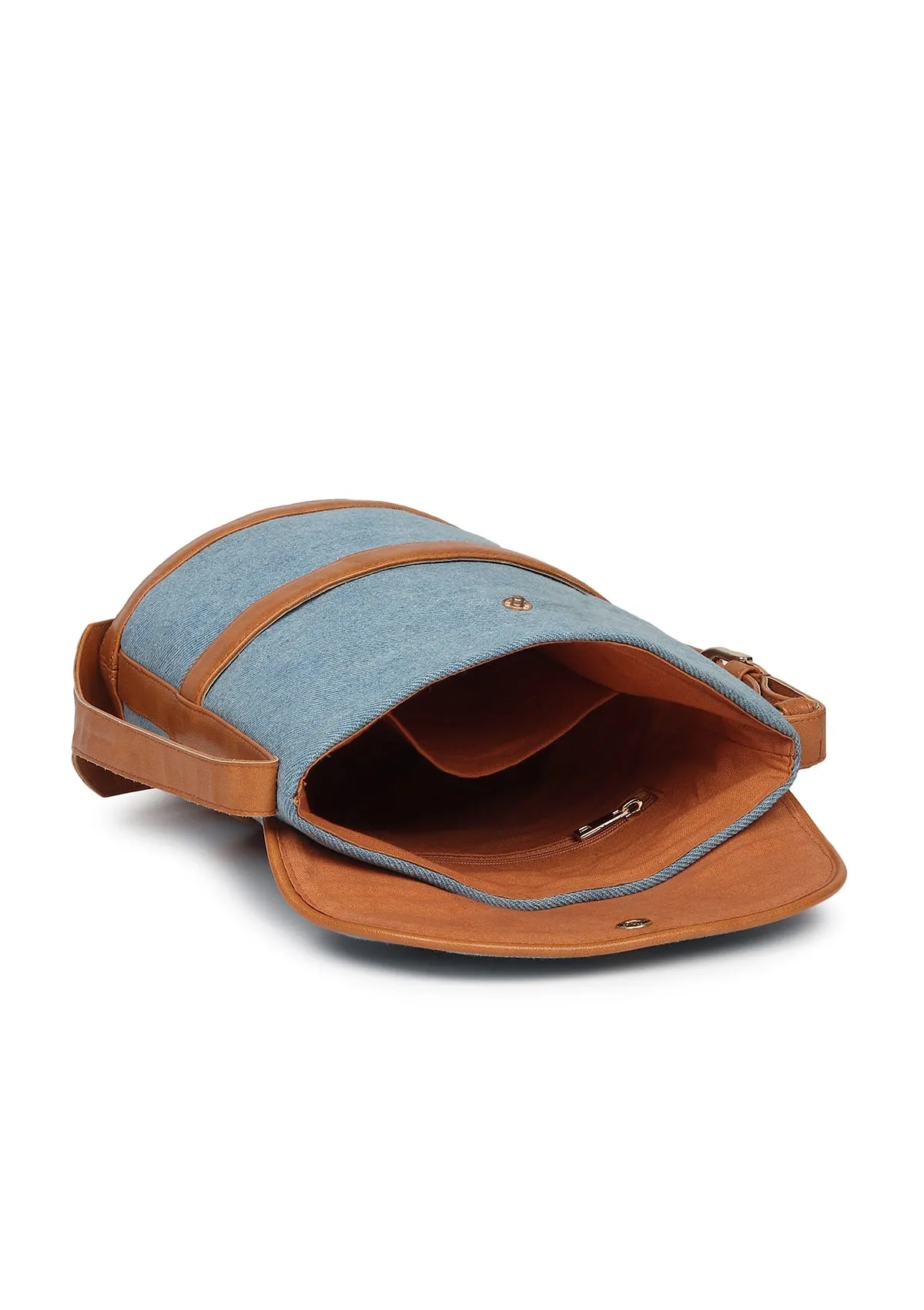 CADE BROWN DENIM BAG