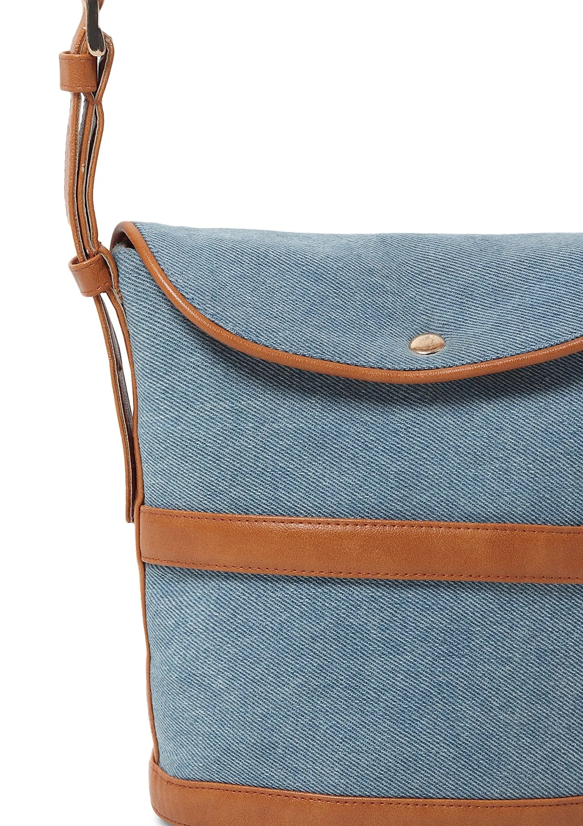CADE BROWN DENIM BAG