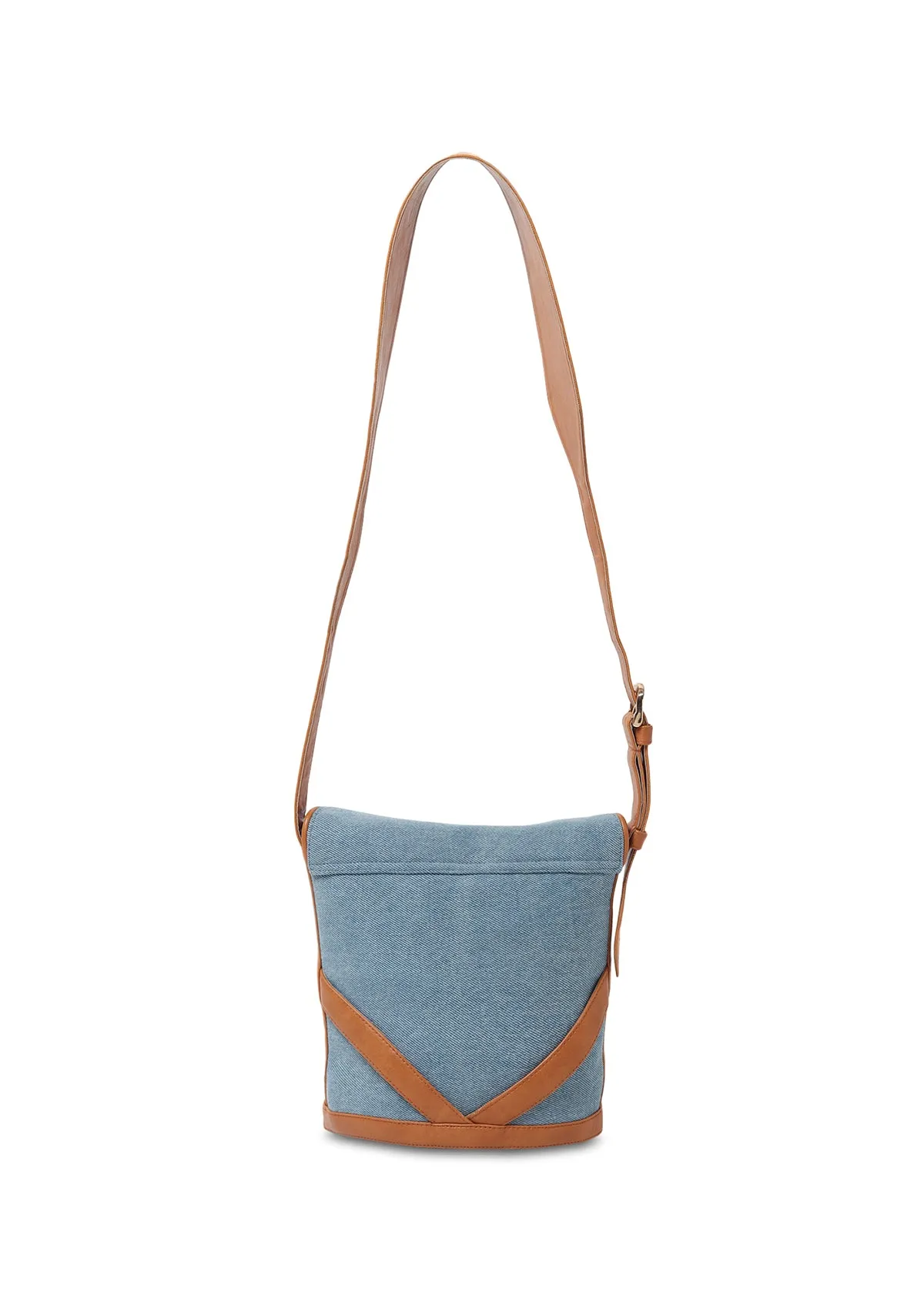 CADE BROWN DENIM BAG