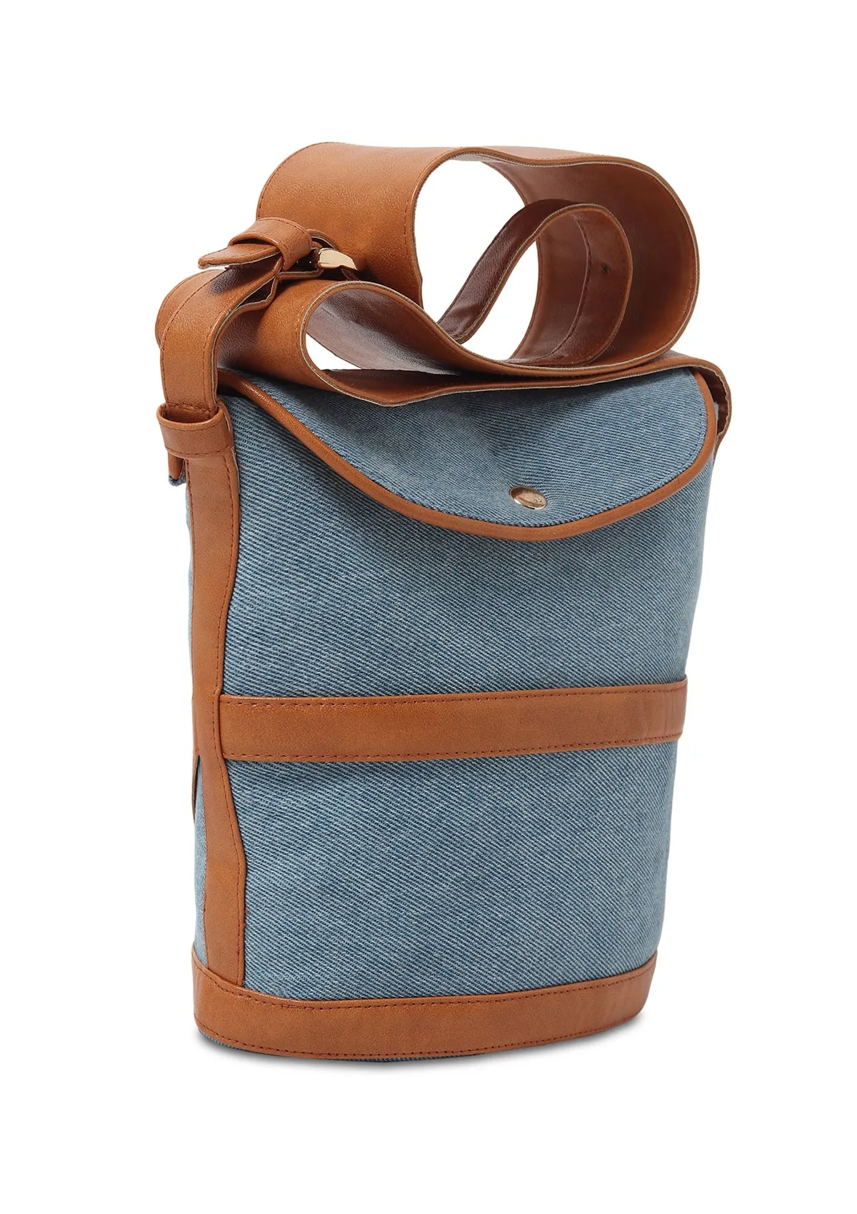 CADE BROWN DENIM BAG