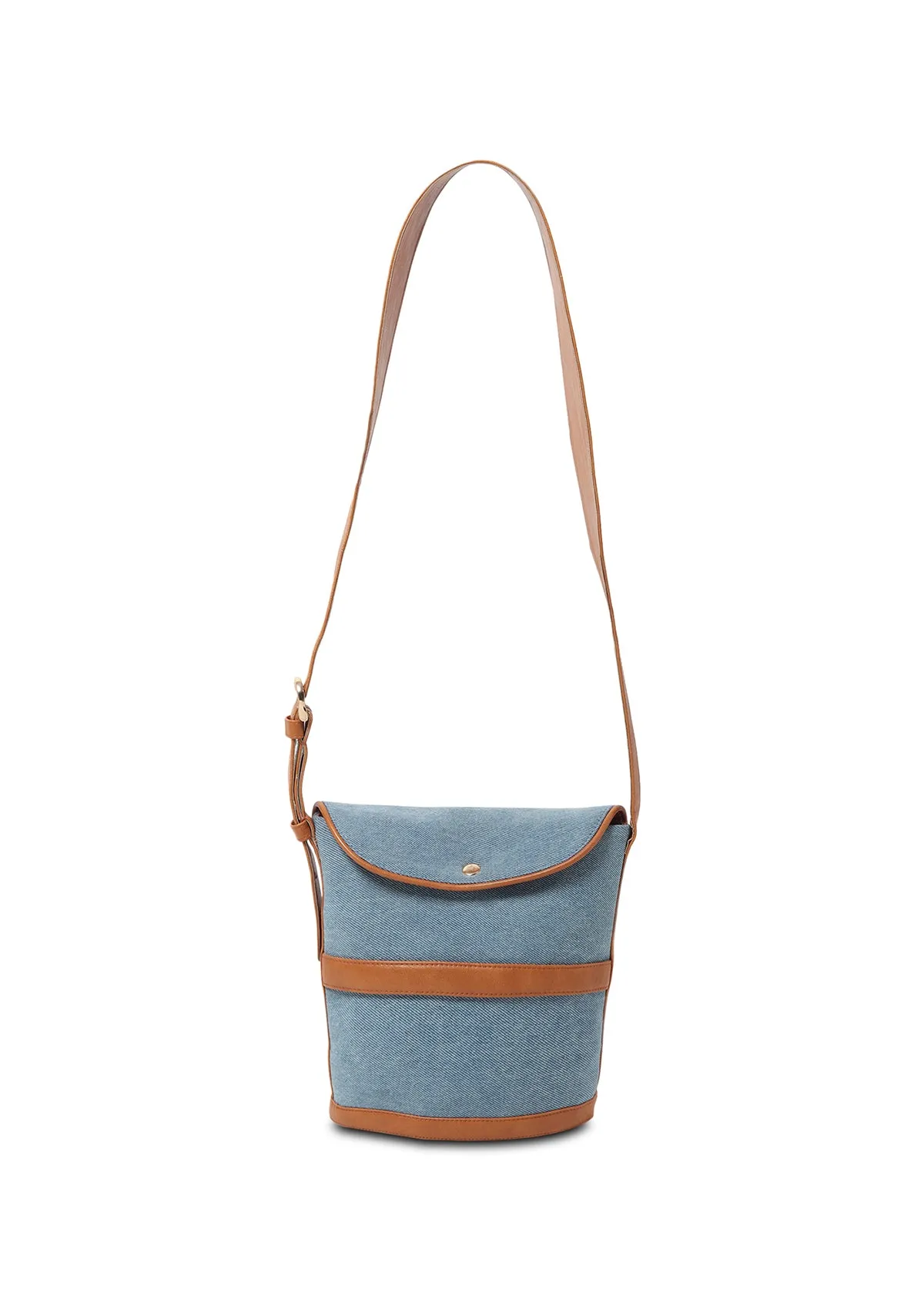 CADE BROWN DENIM BAG