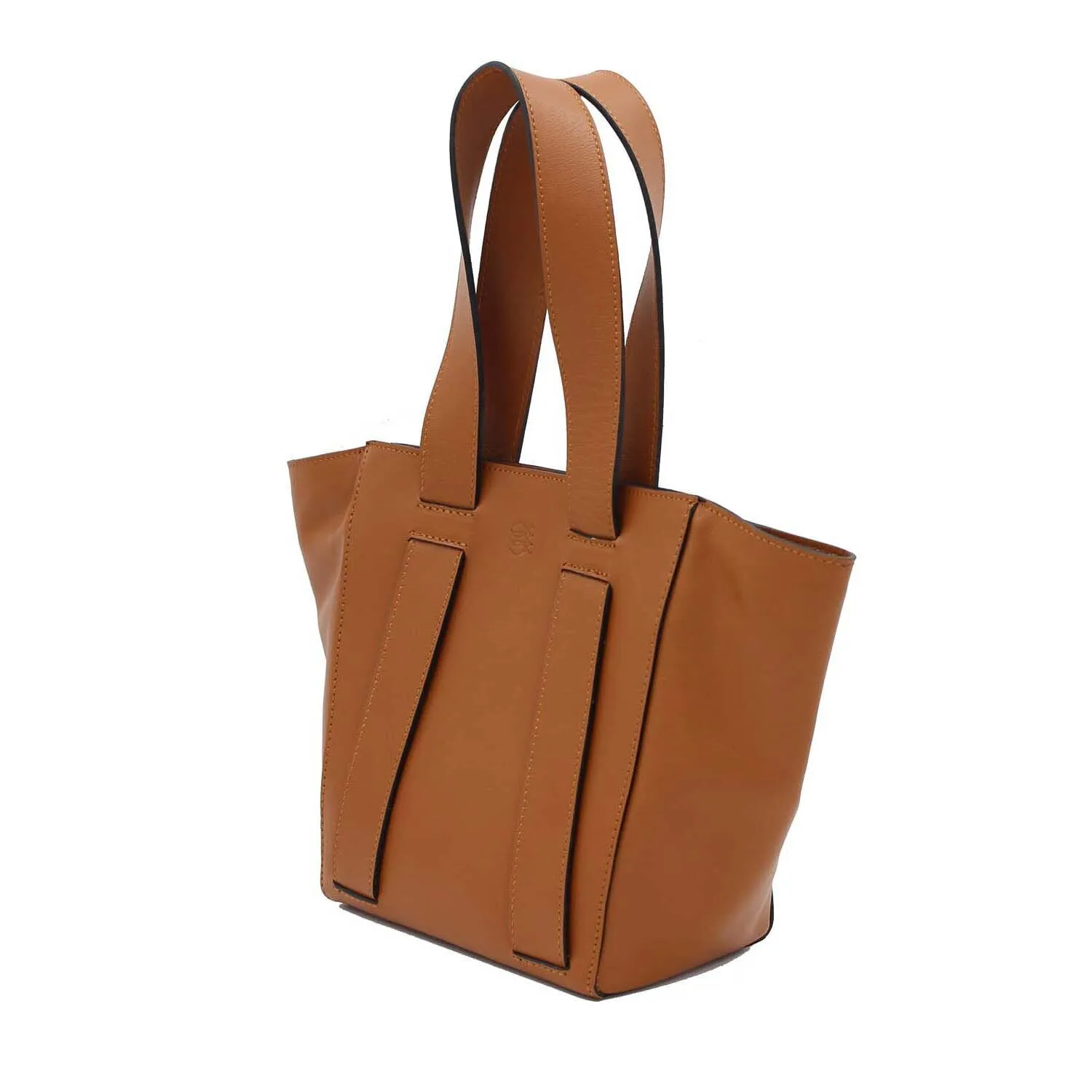 Camel | Small Structured Tote