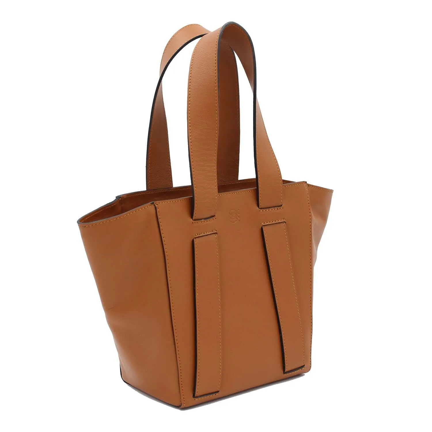 Camel | Small Structured Tote