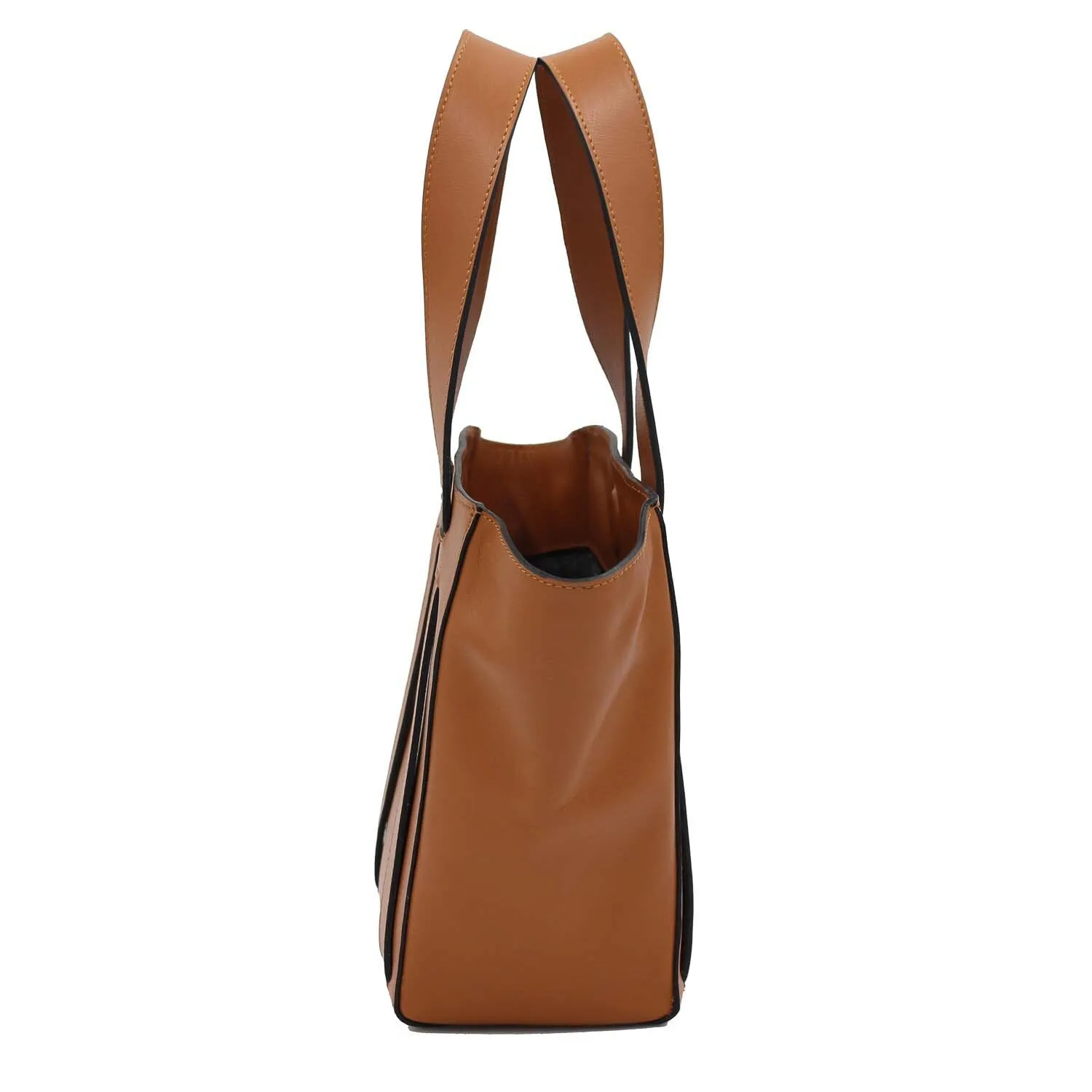Camel | Small Structured Tote