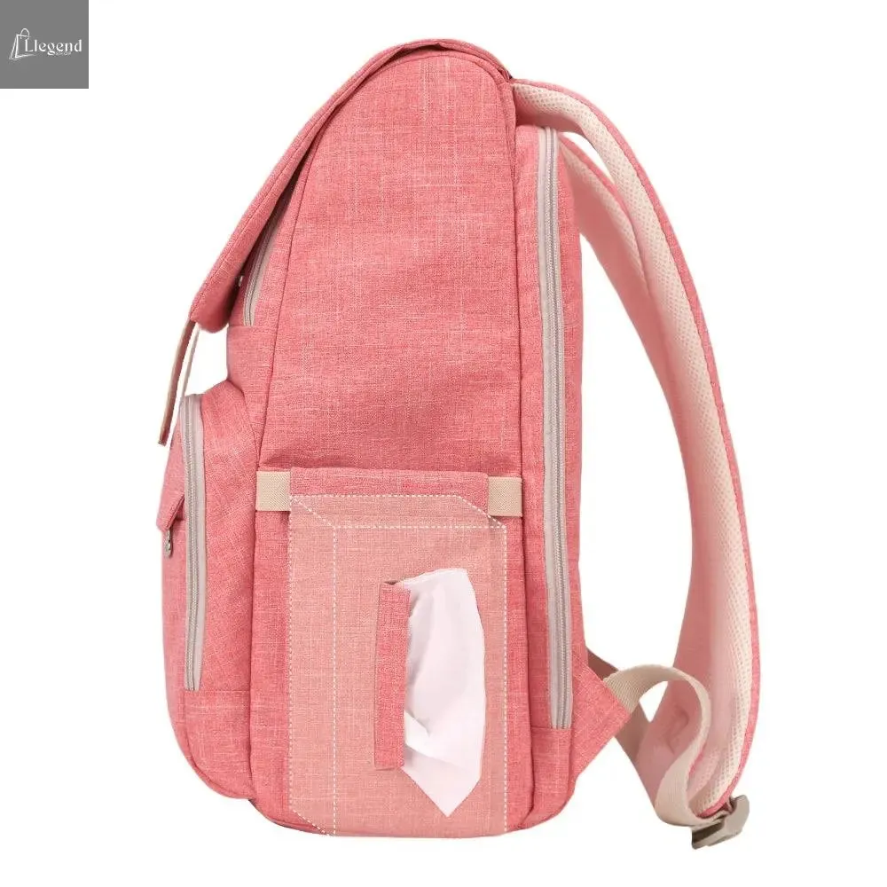 Canvas Diaper Bag Travel Backpack