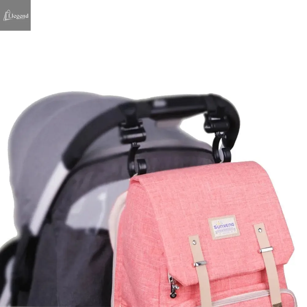 Canvas Diaper Bag Travel Backpack