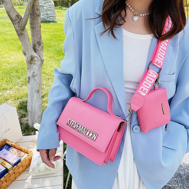 Casual Women's Popular Fashion Letter Shaping Crossbody Bags