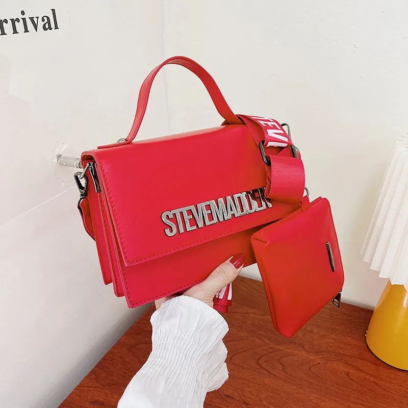 Casual Women's Popular Fashion Letter Shaping Crossbody Bags