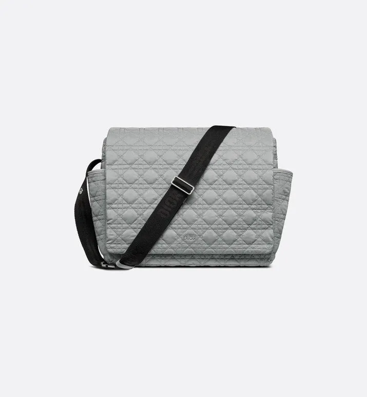 Changing Bag • Gray Macrocannage Technical Canvas