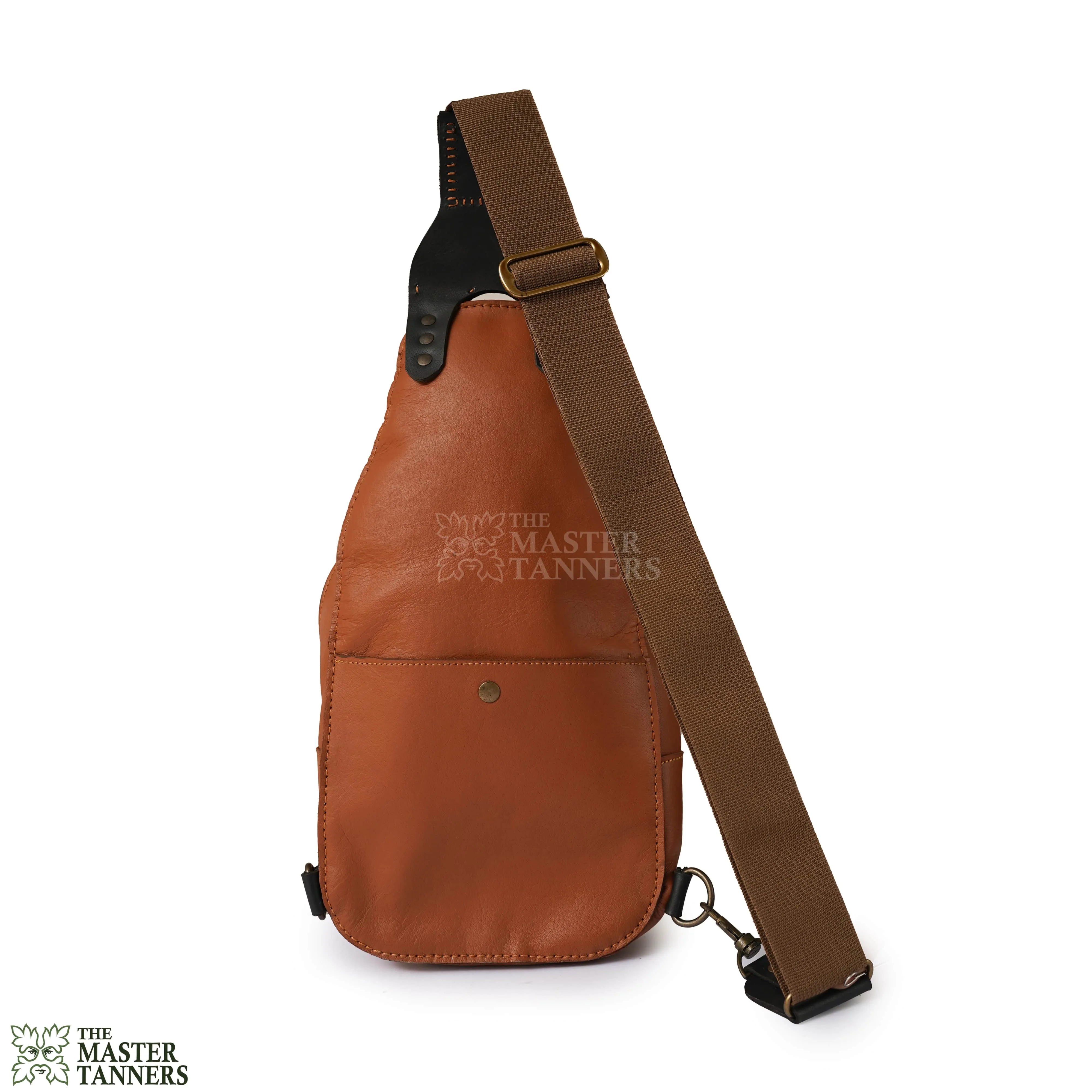 Classic Leather Sling Bag For Men