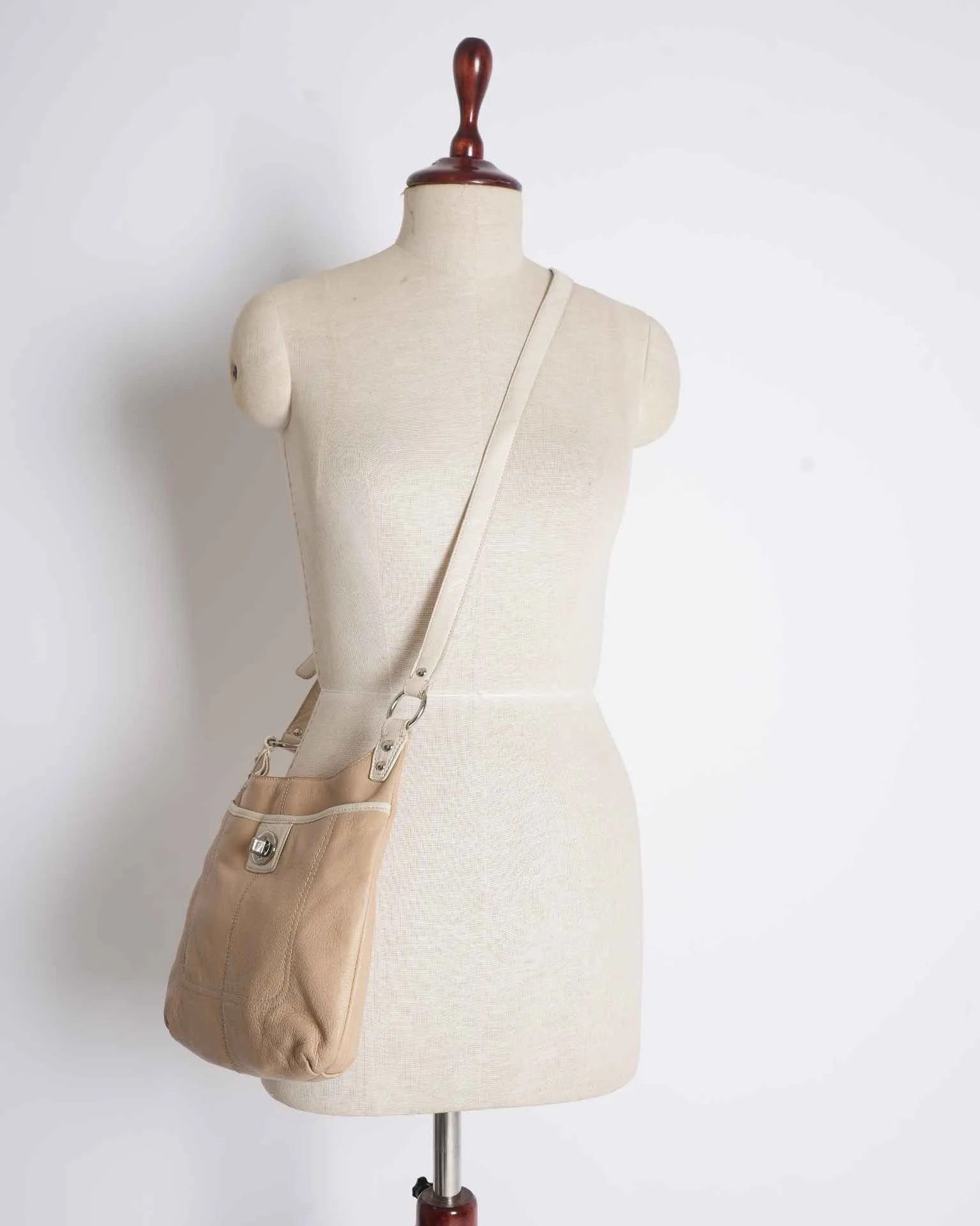 Coach Beige Crossbody Bag