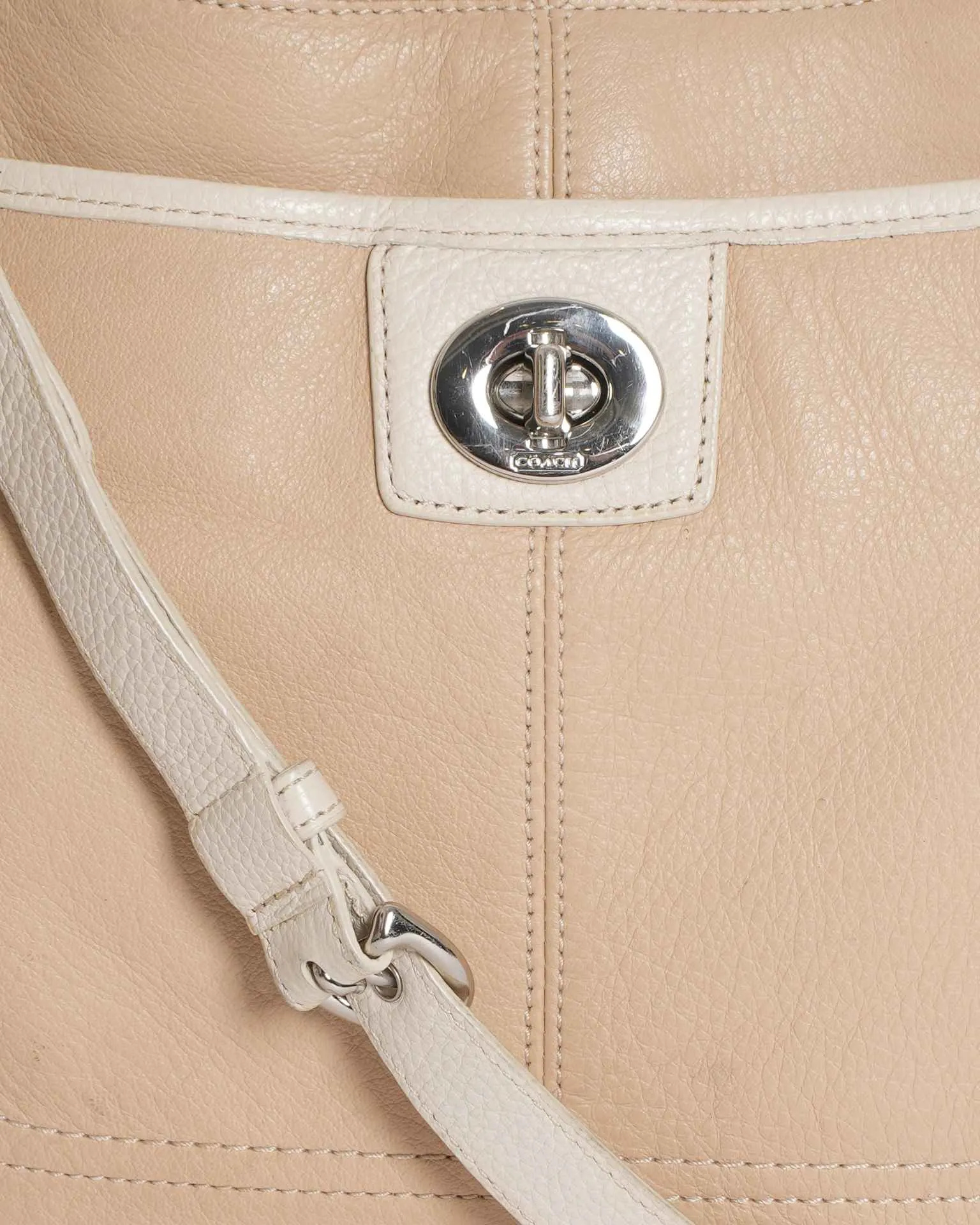 Coach Beige Crossbody Bag