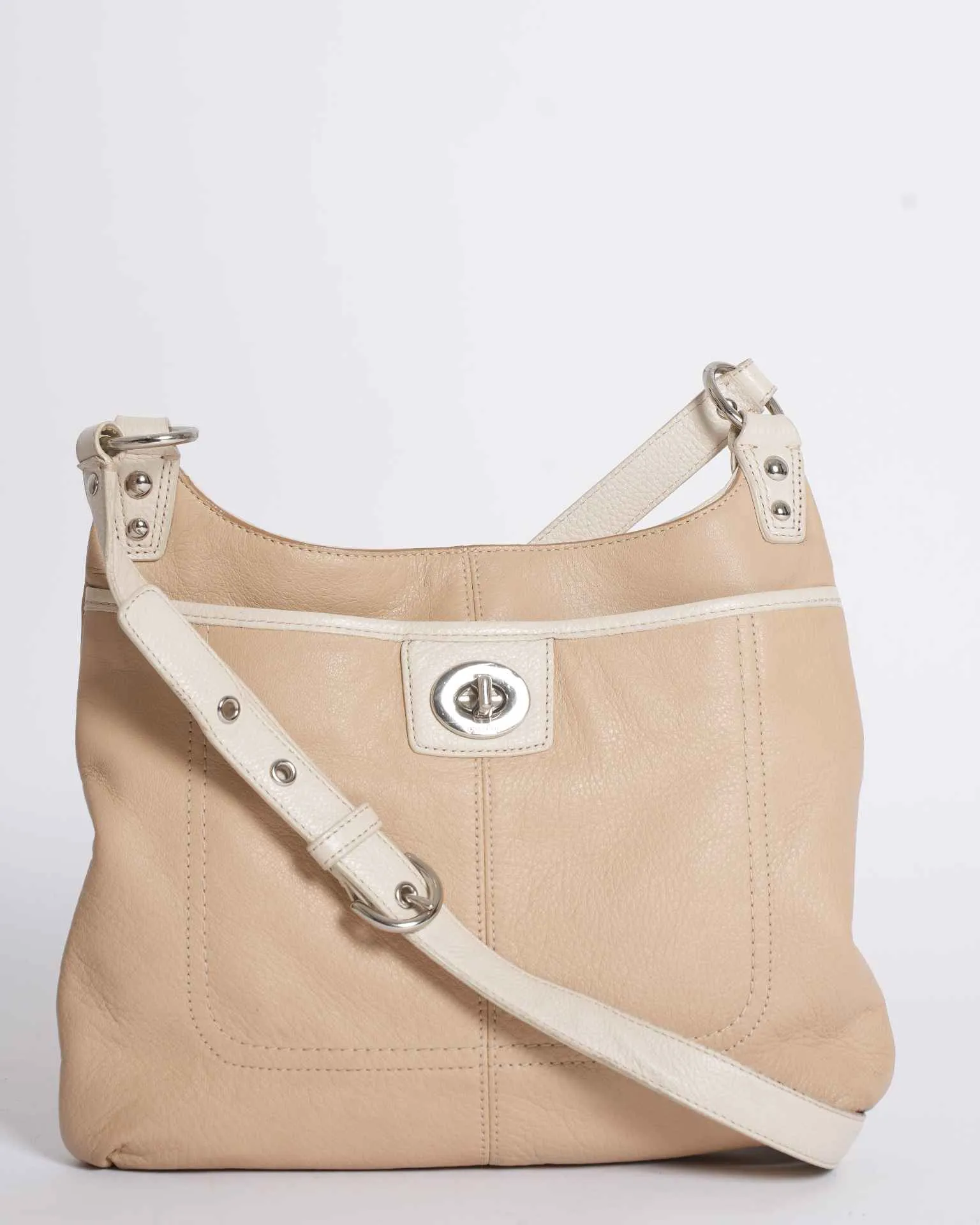 Coach Beige Crossbody Bag