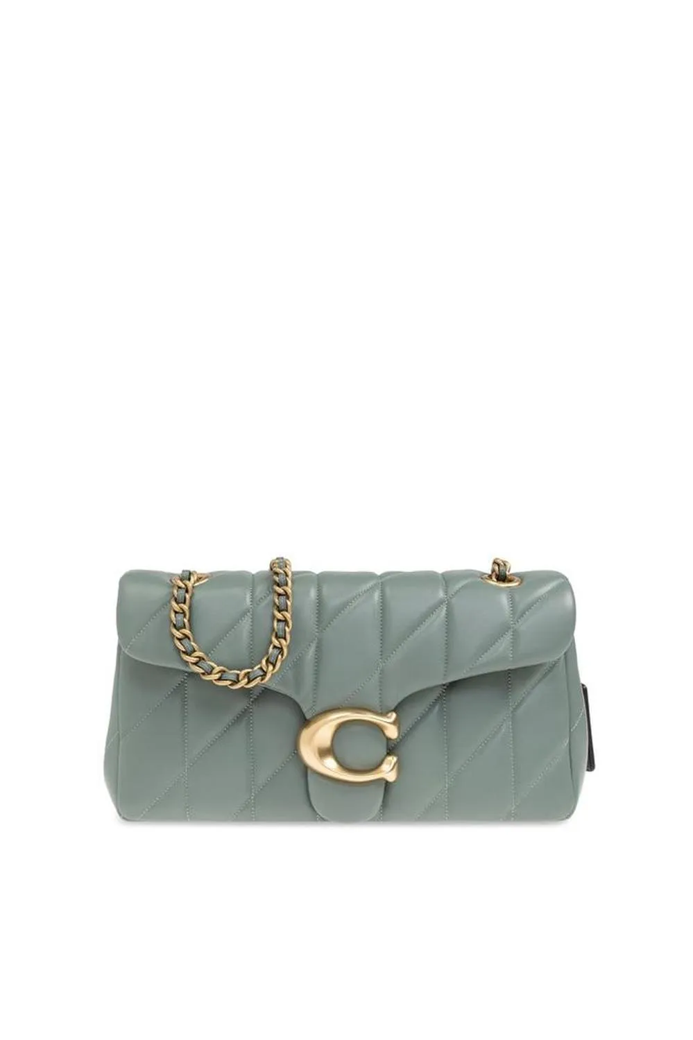 Coach Tabby 26 Logo Plaque Quilted Crossbody Bag
